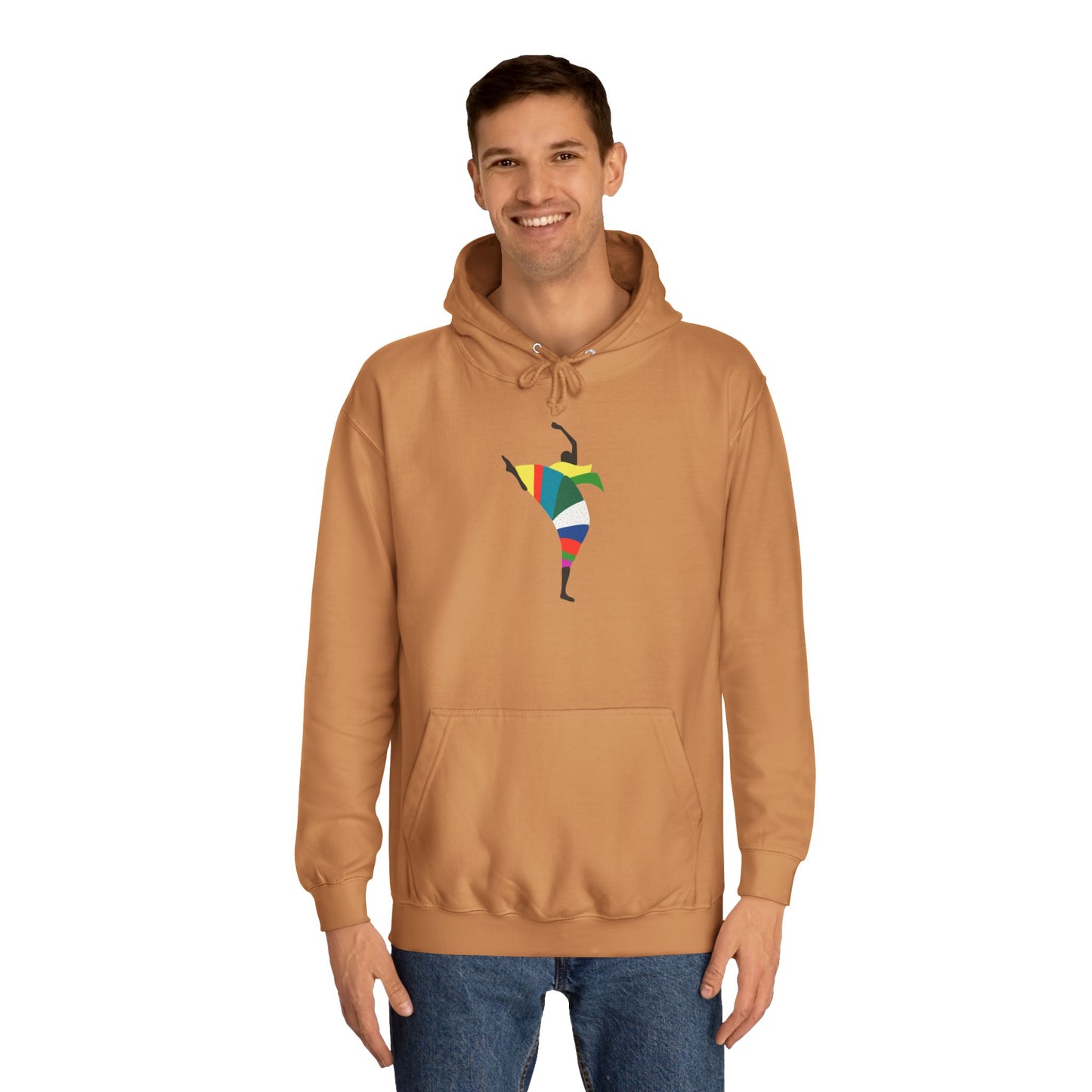 Colorful Dancer Unisex College Hoodie - Stylish Daily Wear