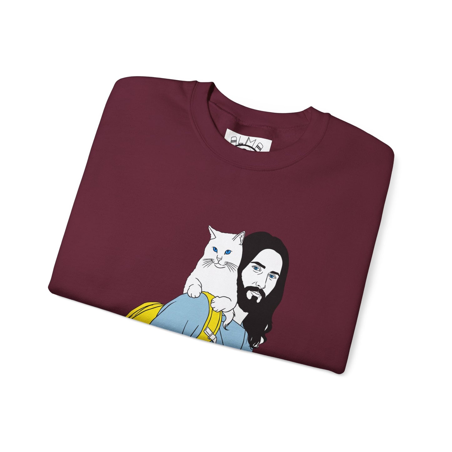 Jeus and cat Unisex Heavy Blend™ Crewneck Sweatshirt