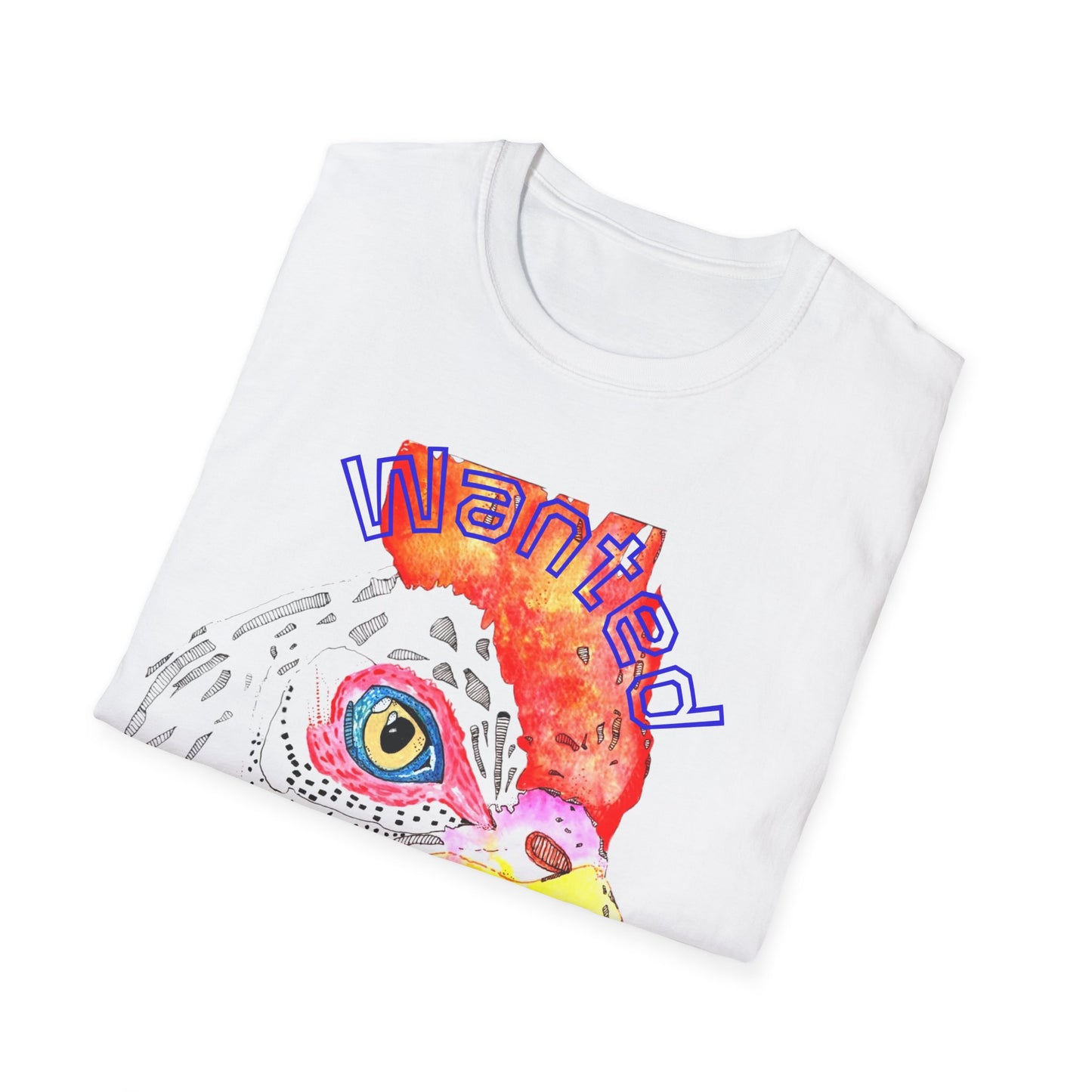 Wanted Chicken Unisex Softstyle T-Shirt - Funny Farm Animal Tee