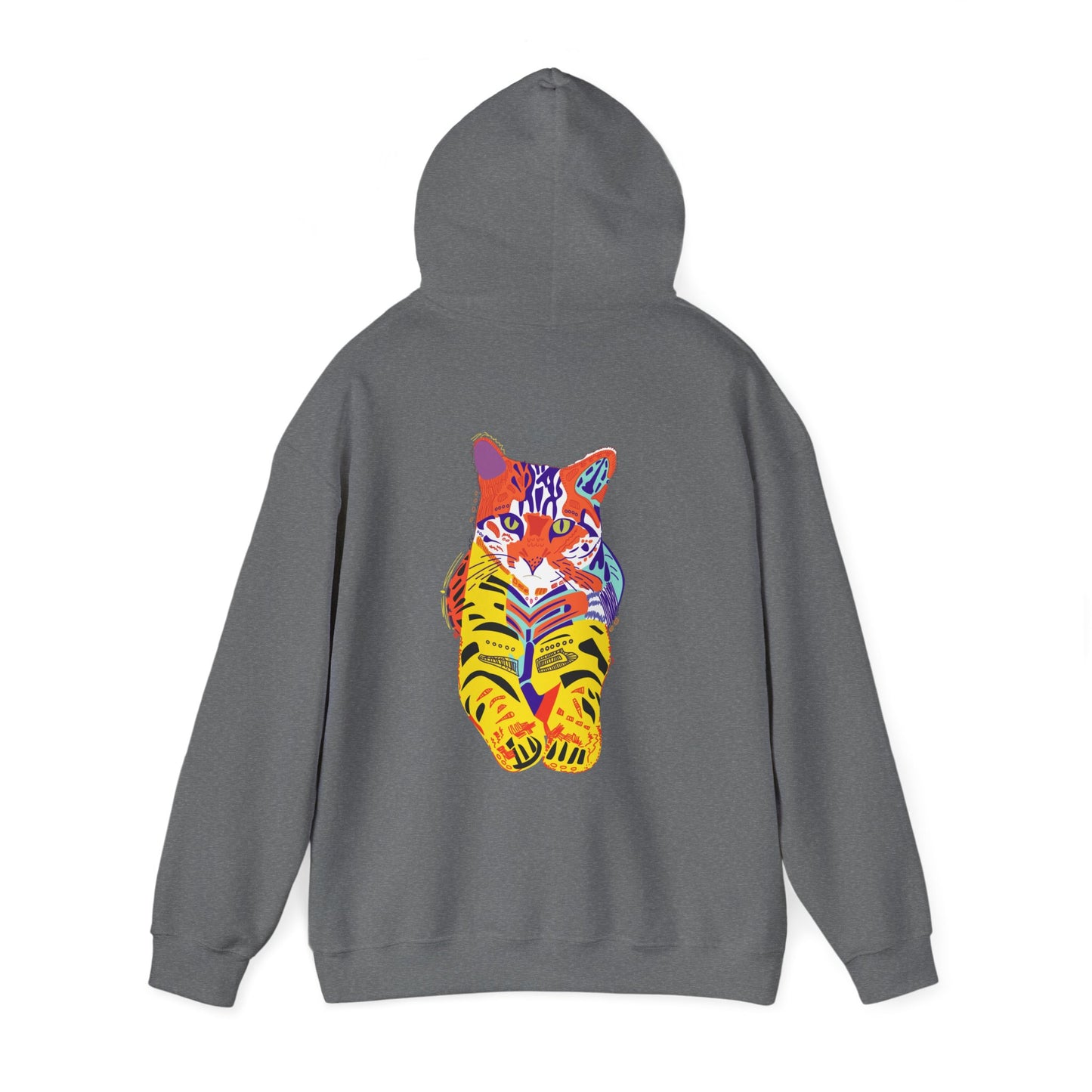 Tiger Cat Unisex Heavy Blend™ Hooded Sweatshirt