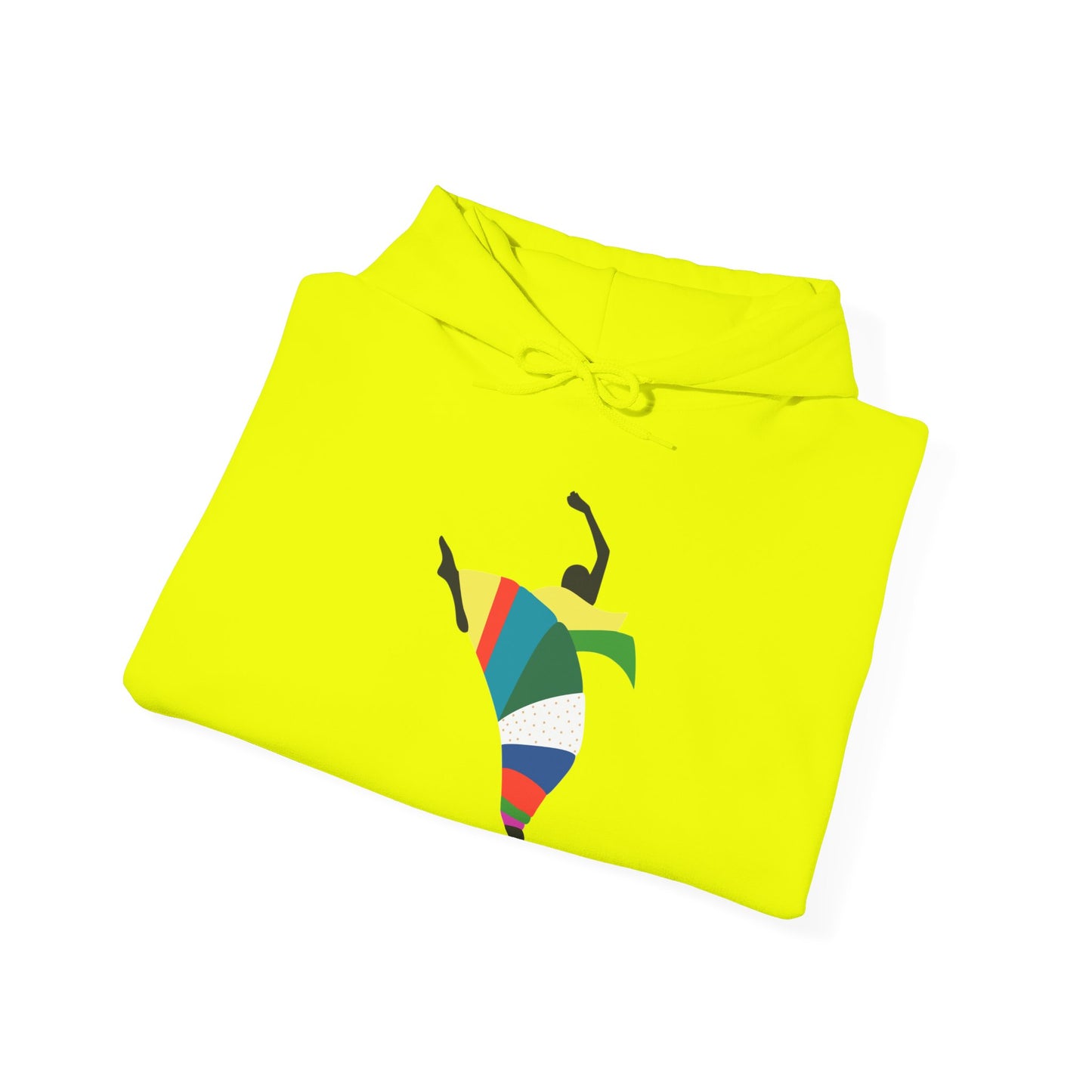 Dance is Organism Unisex Hooded Sweatshirt - Colorful Artistic Dance Design