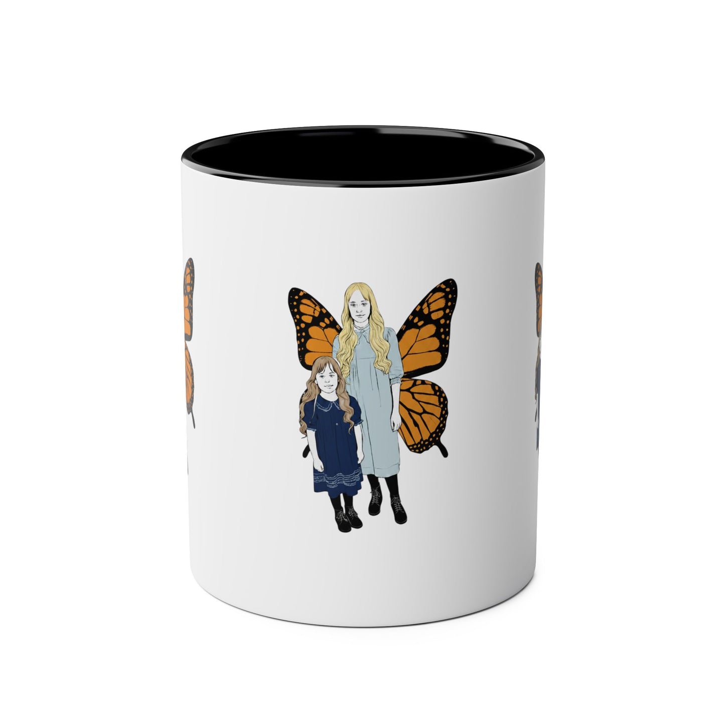Edwardians children Two-Tone Coffee Mugs, 11oz