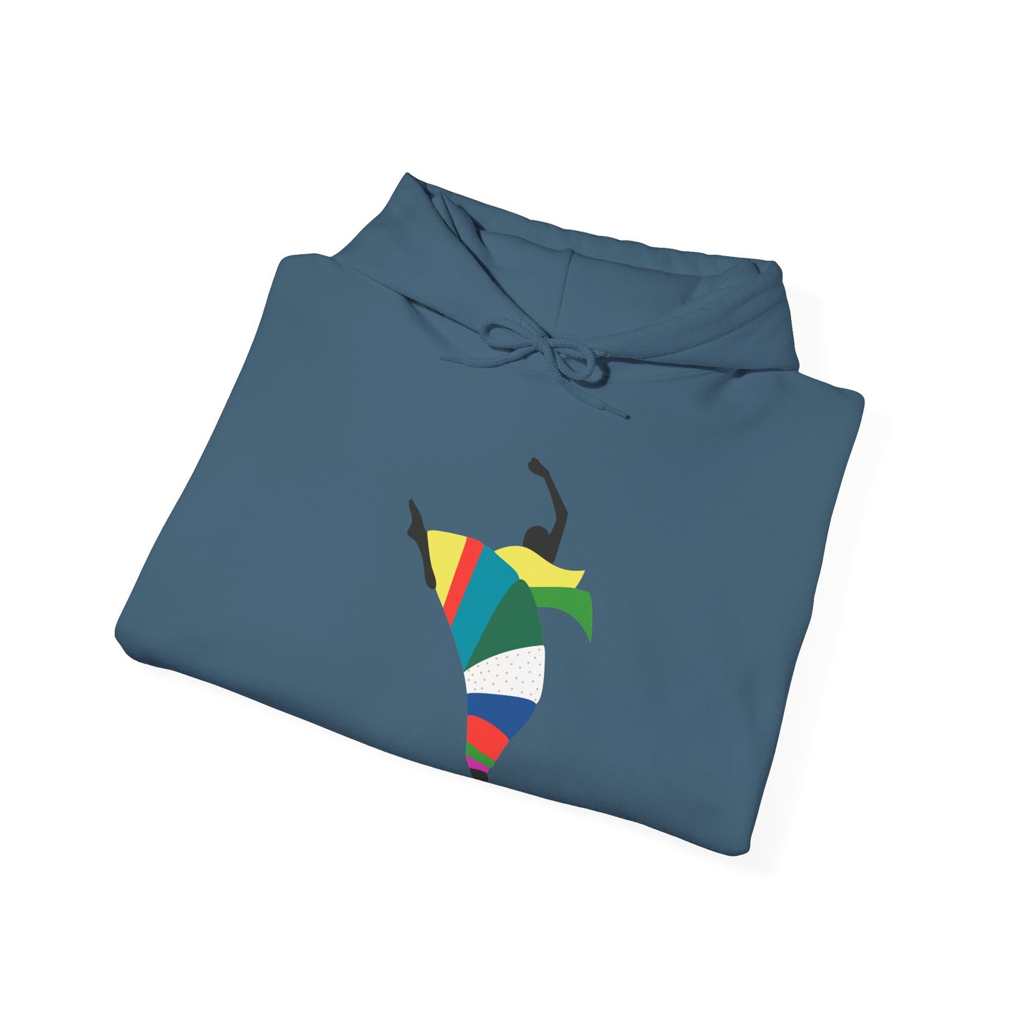 Dance is Organism Unisex Hooded Sweatshirt - Colorful Artistic Dance Design