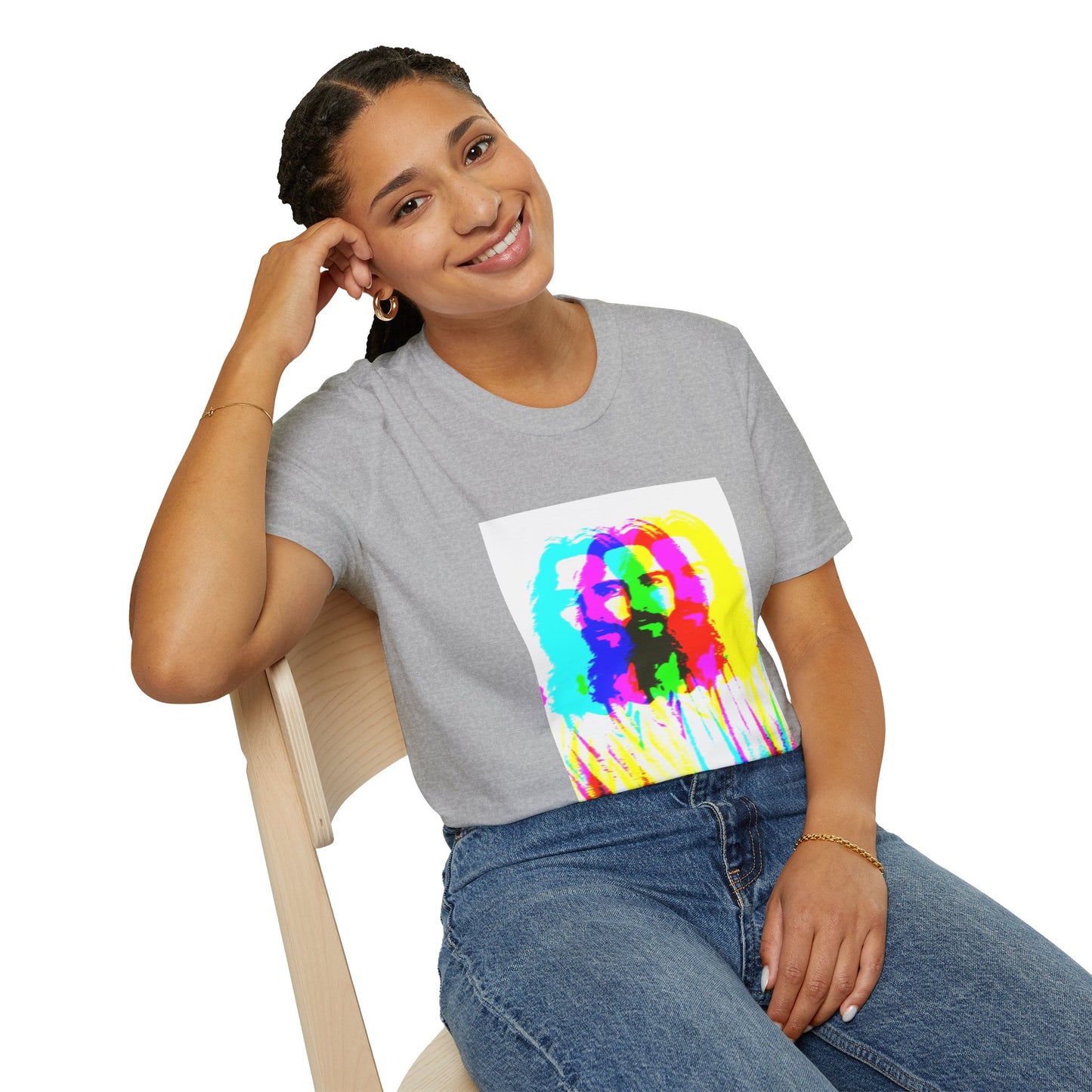 Neon Jesus Unisex Softstyle T-Shirt