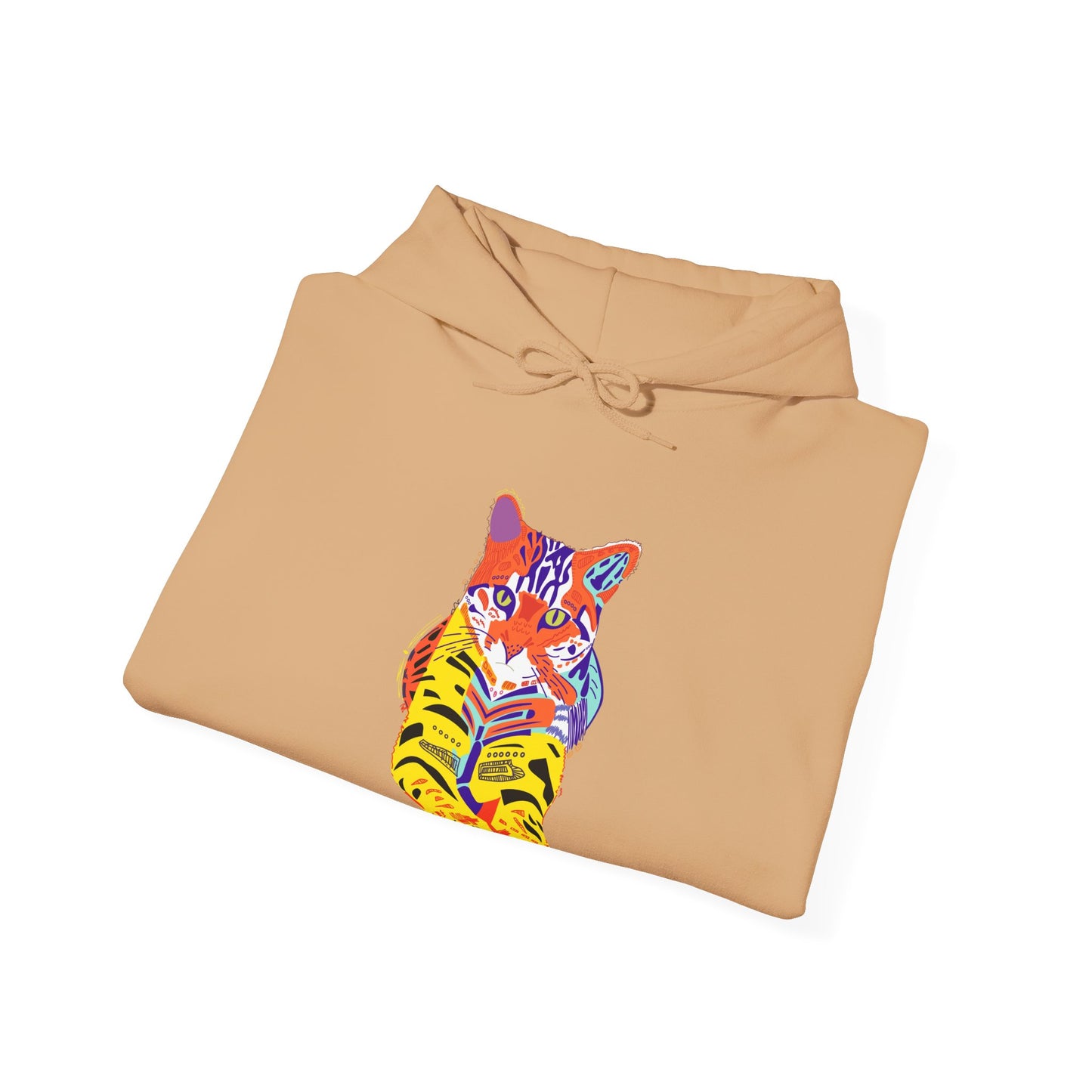 Tiger Cat Unisex Heavy Blend™ Hooded Sweatshirt