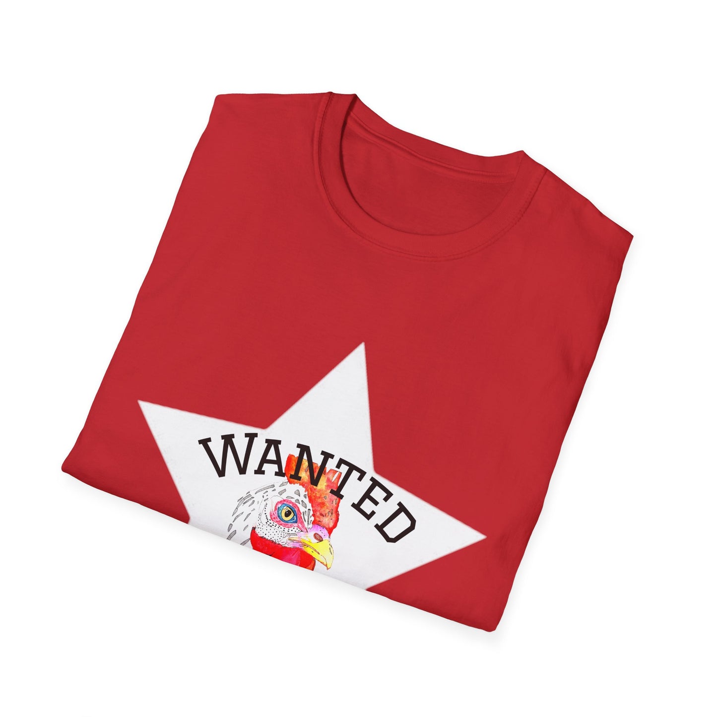 Wanted Heart T-Shirt | Unisex Softstyle Tee for Animal Lovers, Unique Gift, Casual Wear, Valentine's Day, Birthday, Fun Graphics