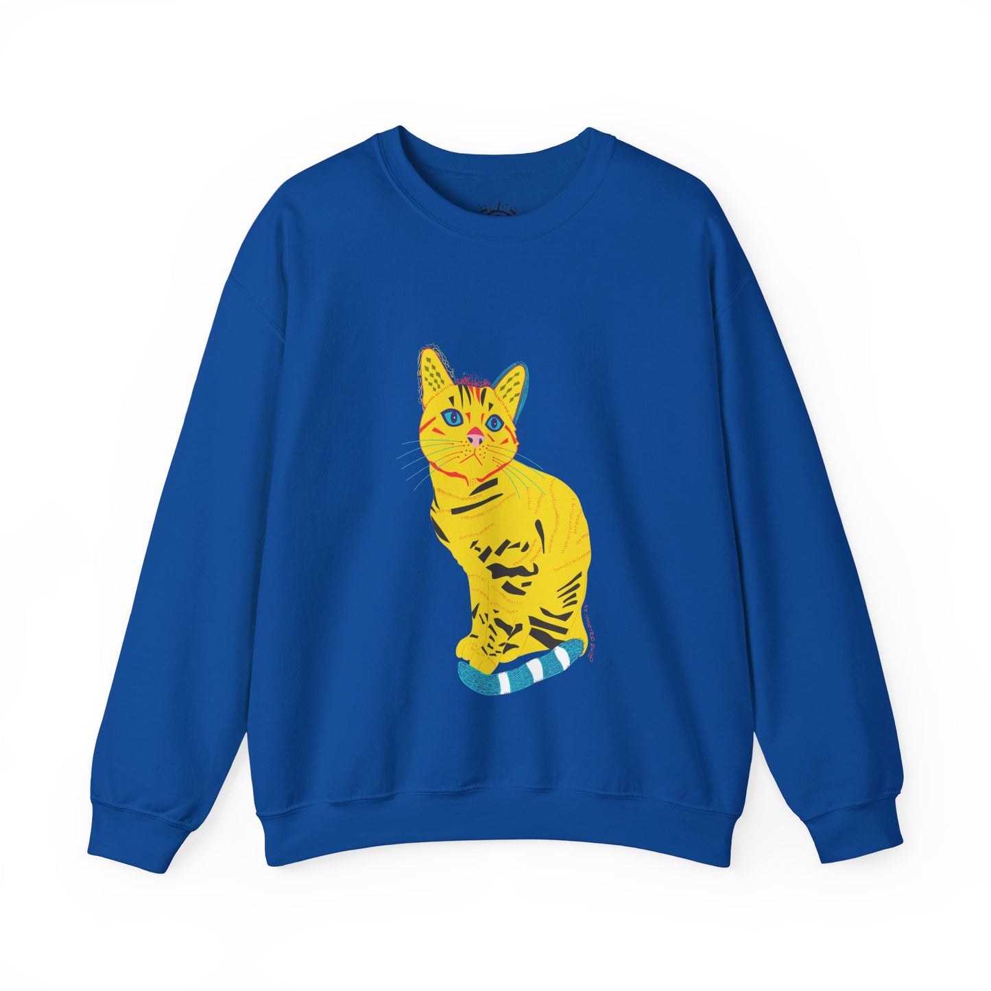 Yellow Cat Unisex Heavy Blend™ Crewneck Sweatshirt