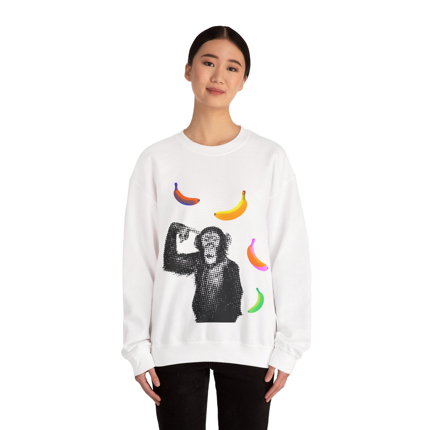Pop Monkey Unisex Heavy Blend™ Crewneck Sweatshirt