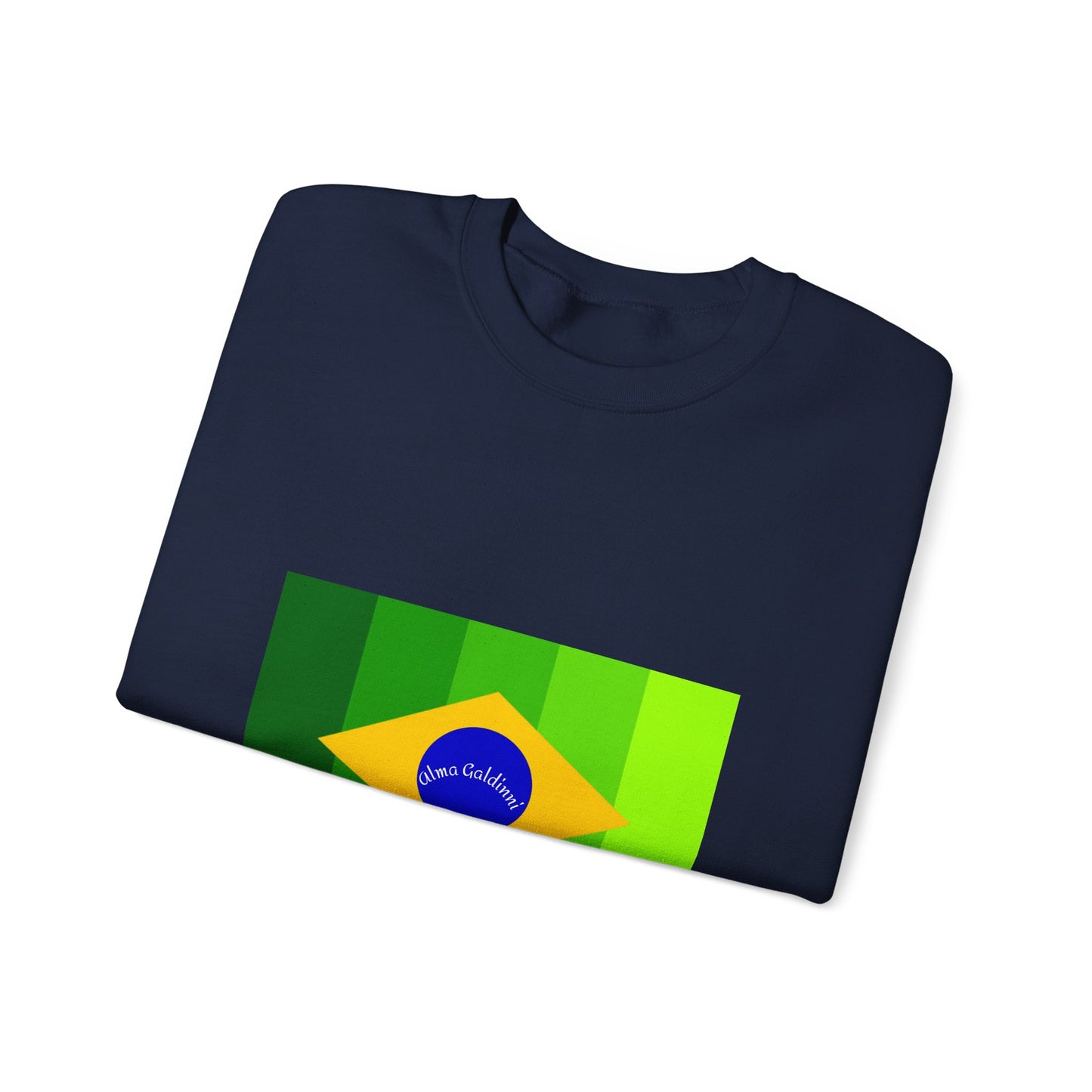 Brazilian flag Unisex Heavy Blend™ Crewneck Sweatshirt