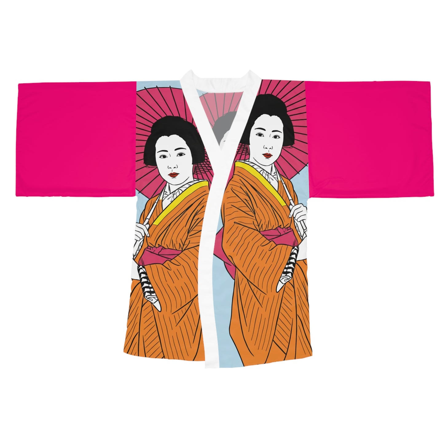 Unique Gueisha  Long Sleeve Kimono Robe (AOP)