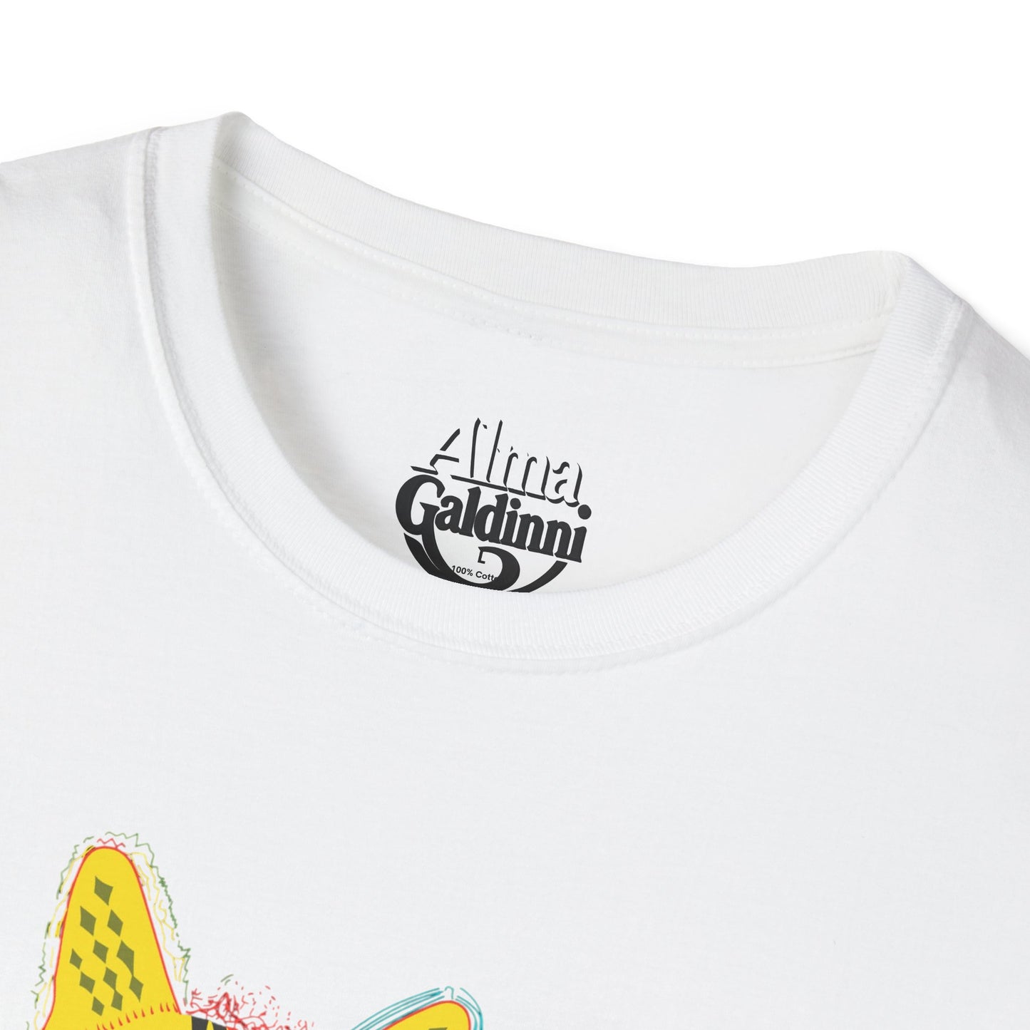 Yellow Cat Unisex Softstyle T-Shirt