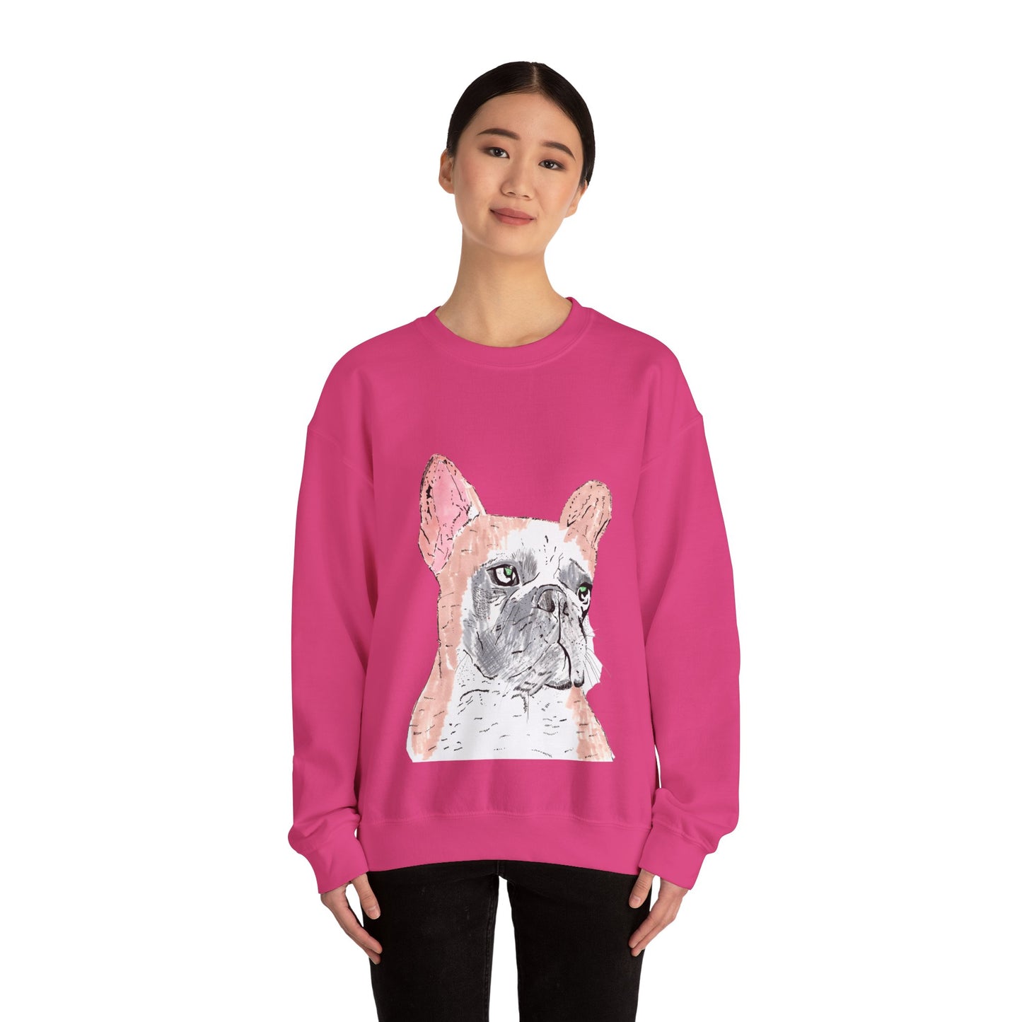 French Bulldog Art Sweatshirt - Cozy Unisex Crewneck for Dog Lovers