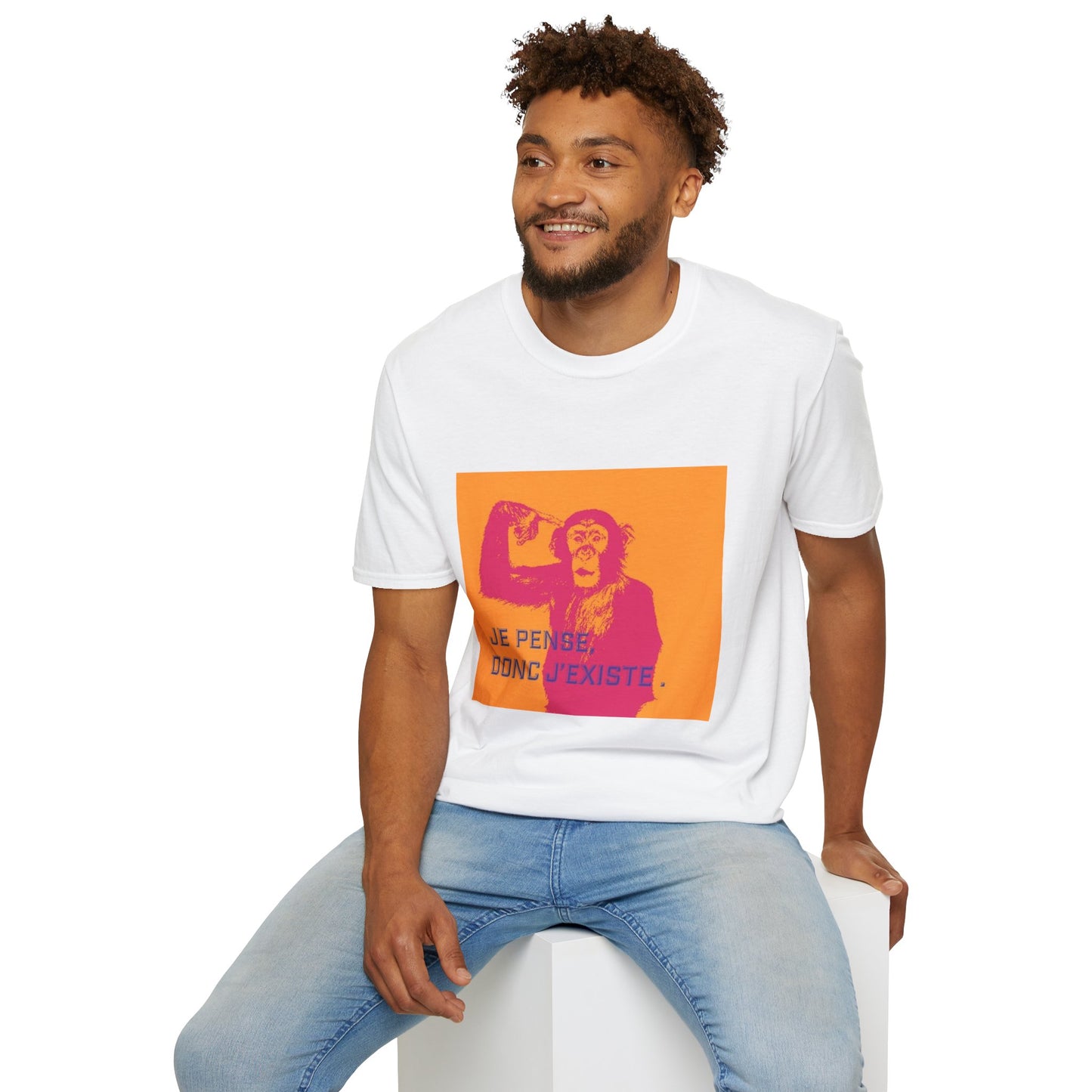 Philosophical Monkey Unisex Softstyle T-Shirt