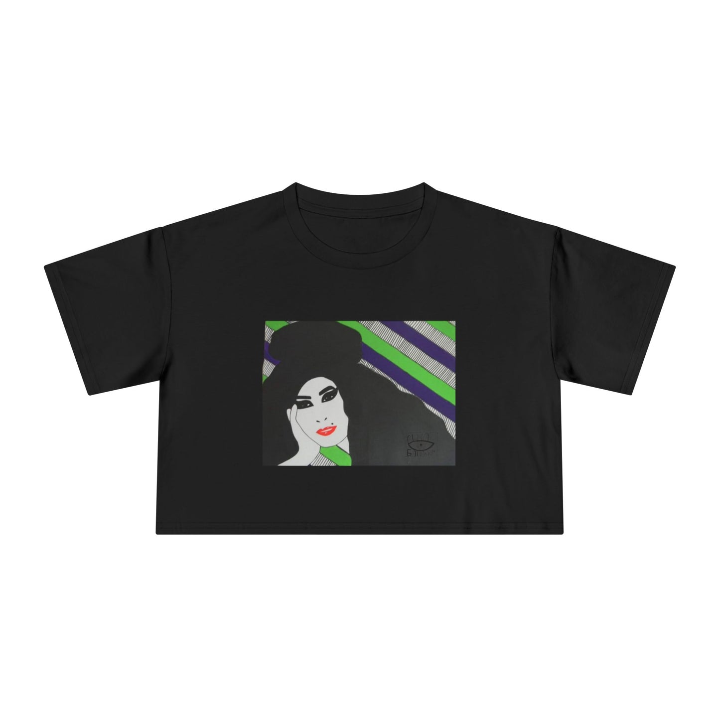 Amy Crop Tee: Stylish Streetwear Top, Vintage Vibe, Perfect for Summers & Festivals, Gift for Music Lovers, 90s Inspired Tee
