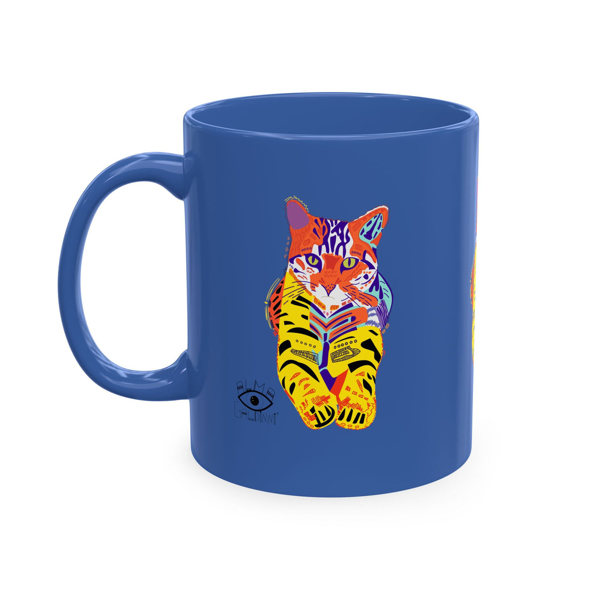 Tiger Cat Traditional Ceramic Mug