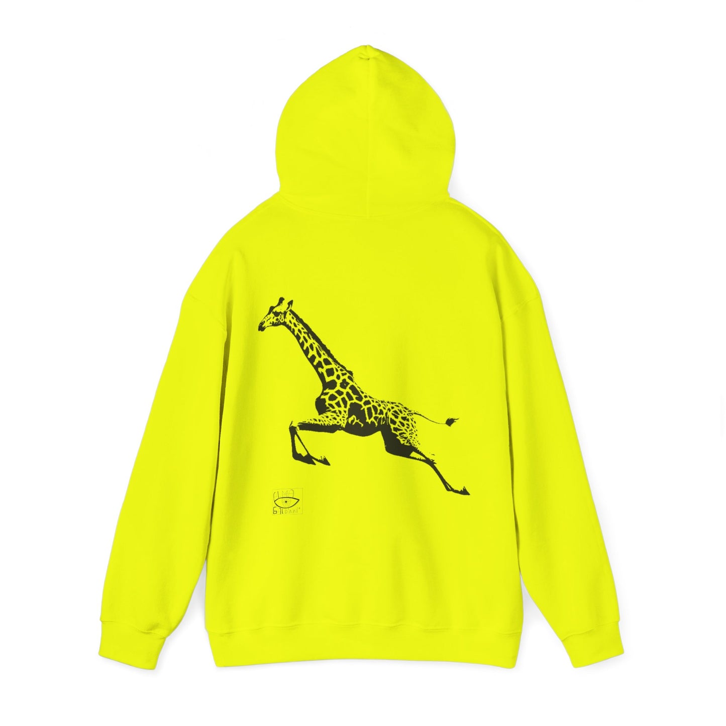 Giraffe Print Hoodie - Cozy Gift for Animal Lovers, Unisex Sweatshirt, Wildlife Fashion, Nature Gift, Unique Apparel