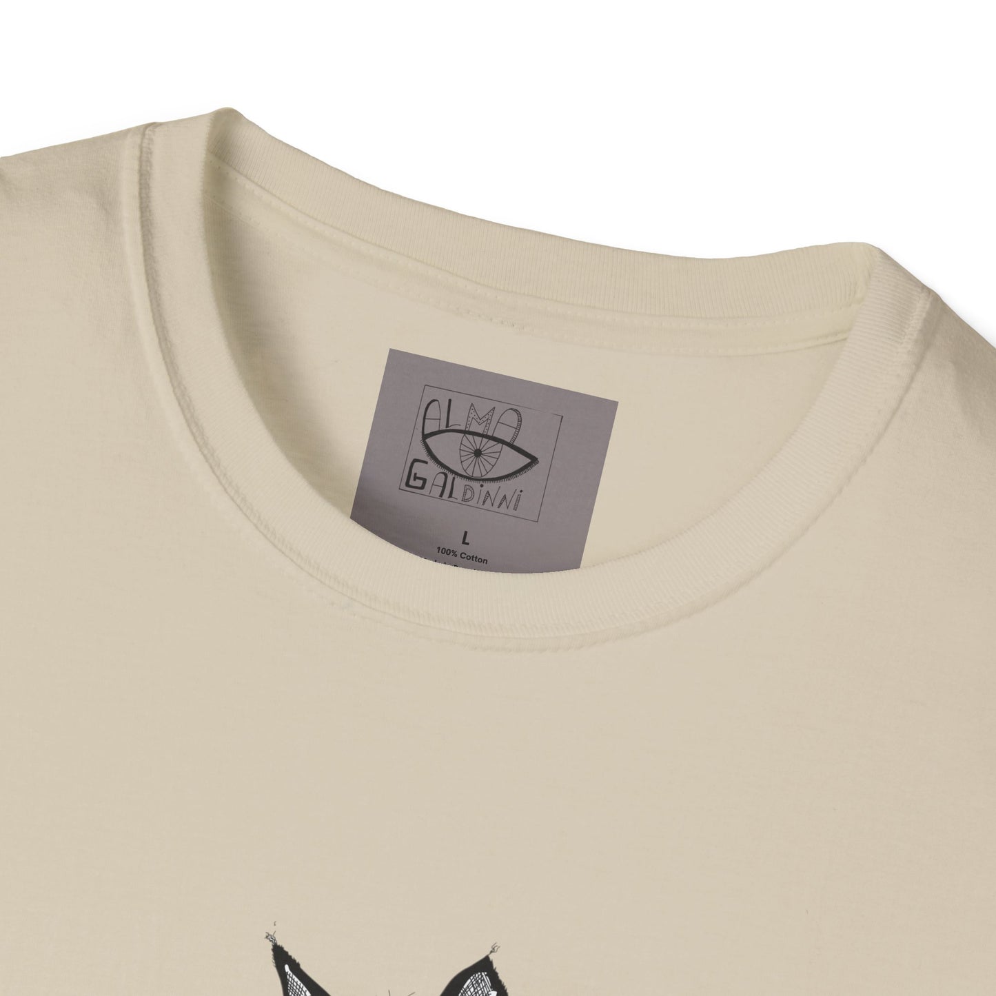 Sexy Black Cat Unisex Softstyle T-Shirt