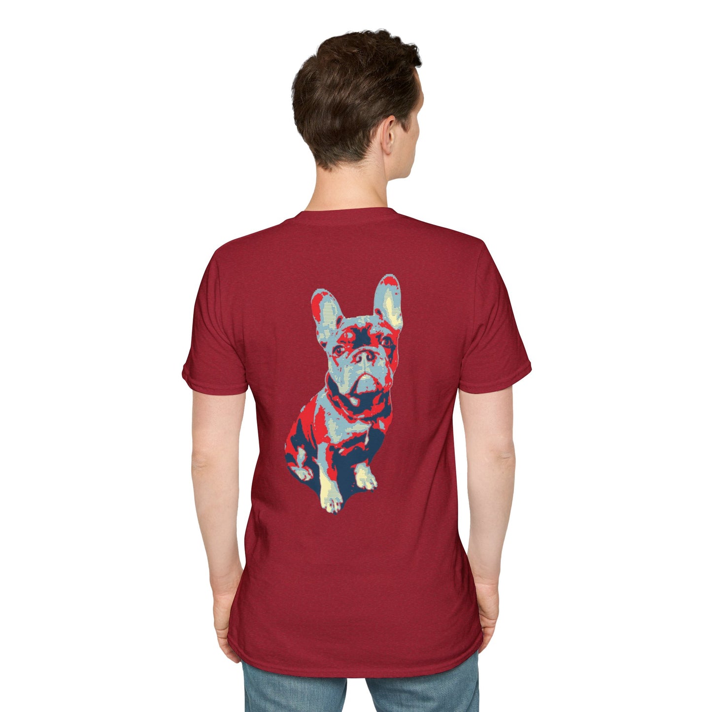 French Buldog Unisex Softstyle T-Shirt