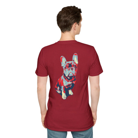 French Buldog Unisex Softstyle T-Shirt
