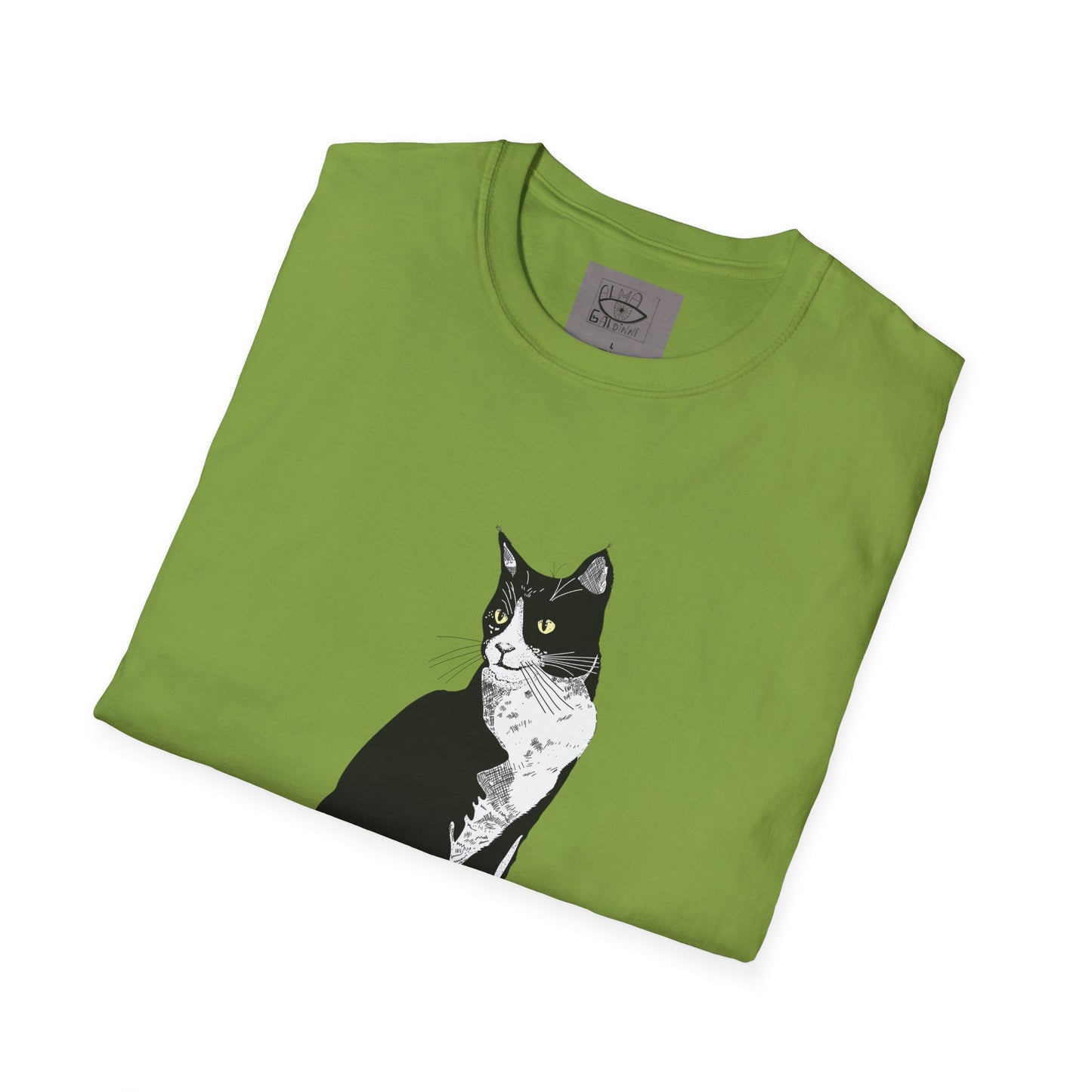 Sexy Black Cat Unisex Softstyle T-Shirt