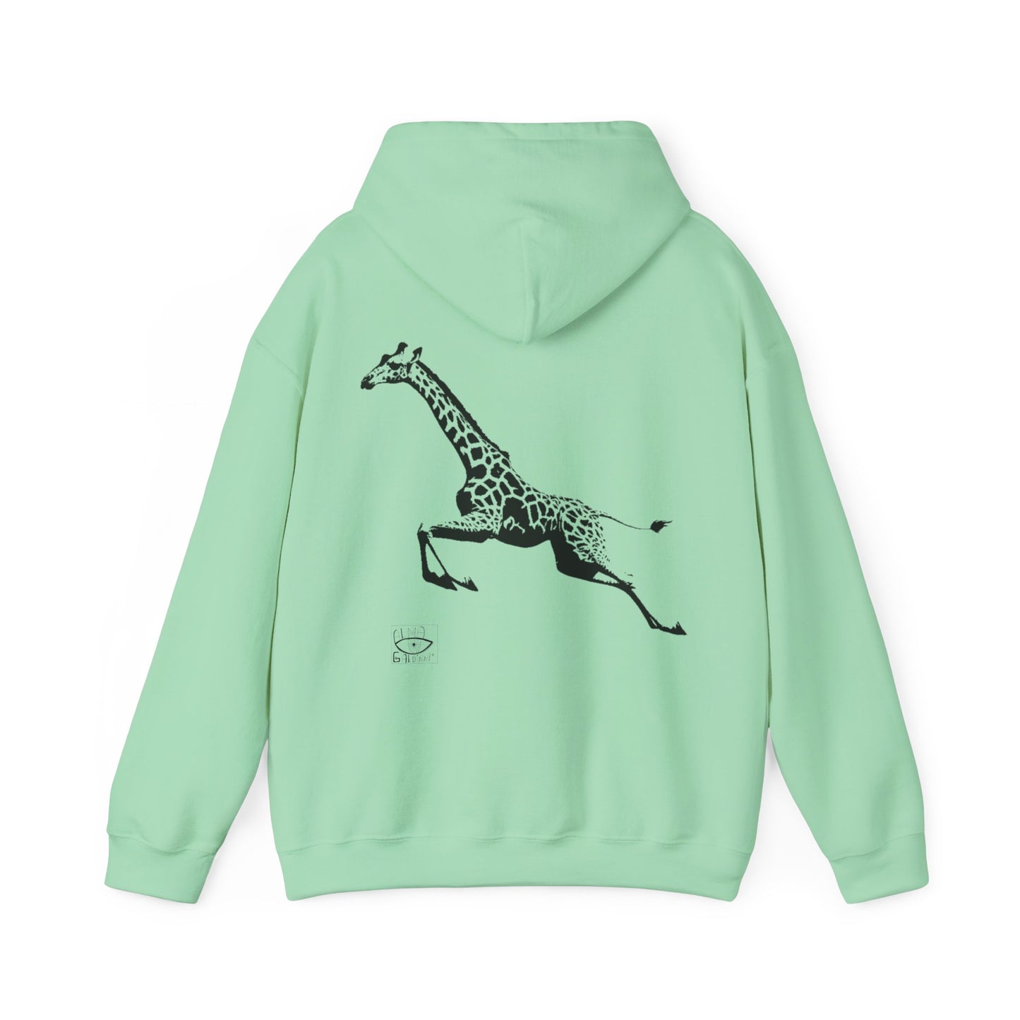 Giraffe Print Hoodie - Cozy Gift for Animal Lovers, Unisex Sweatshirt, Wildlife Fashion, Nature Gift, Unique Apparel