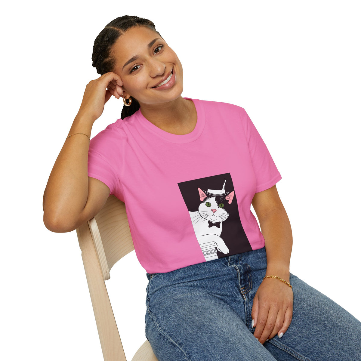 Mister Cat Unisex Softstyle T-Shirt