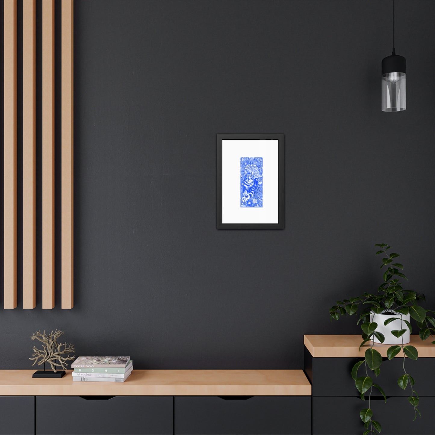 Art Nouveaux Cat Framed Posters