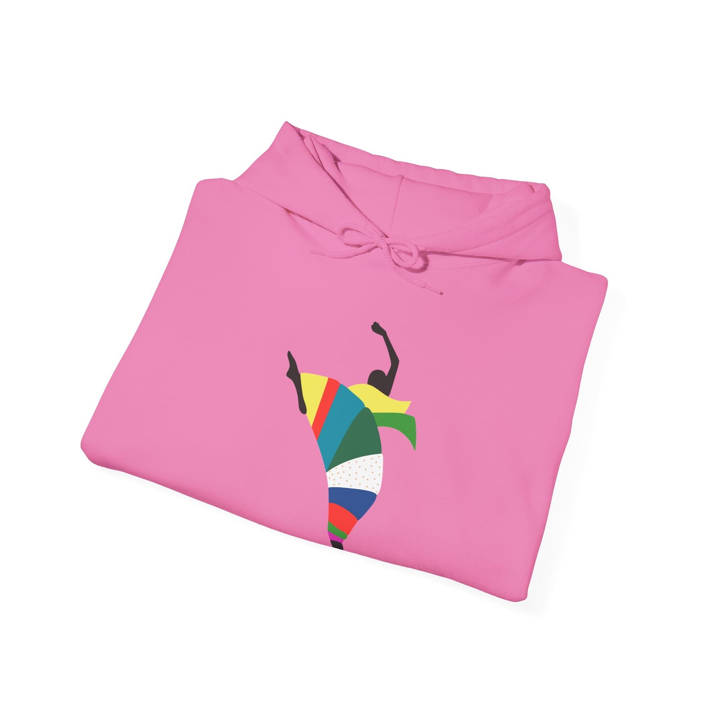 Dance is Organism Unisex Hooded Sweatshirt - Colorful Artistic Dance Design