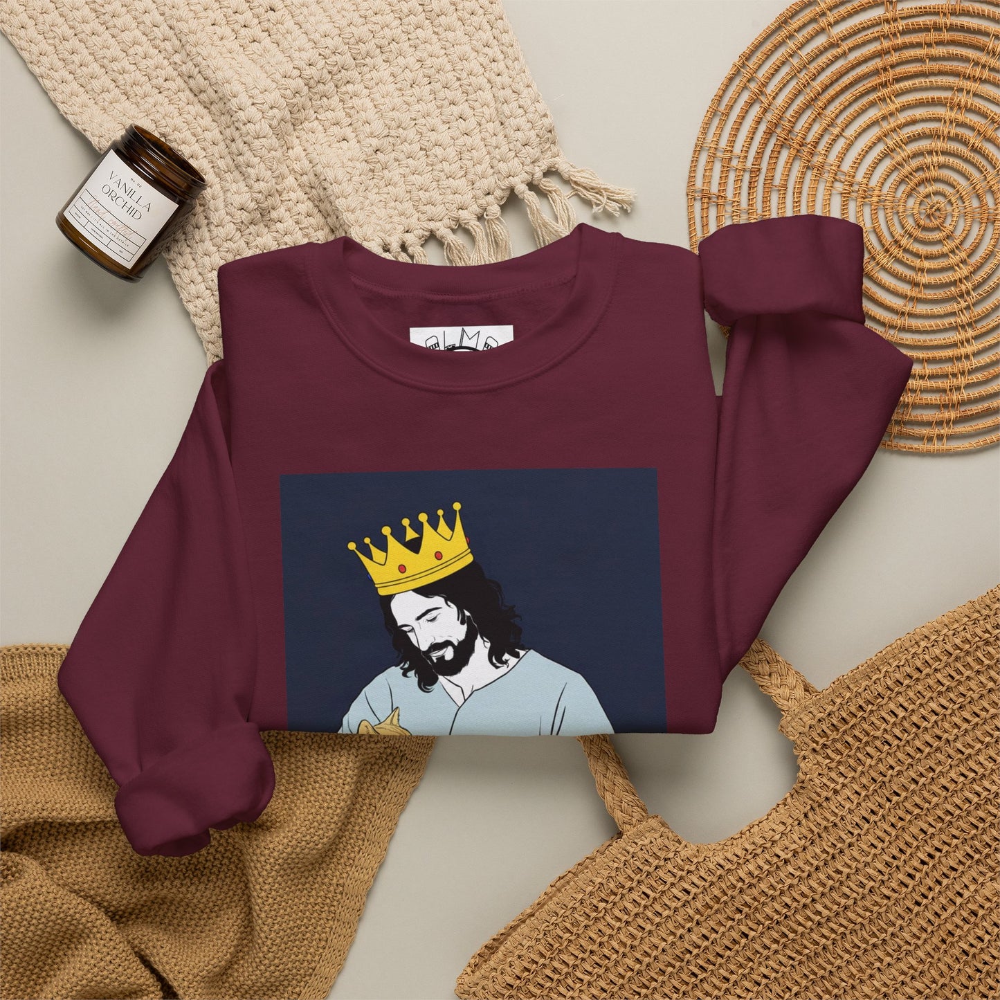 Jeus and cat Unisex Heavy Blend™ Crewneck Sweatshirt