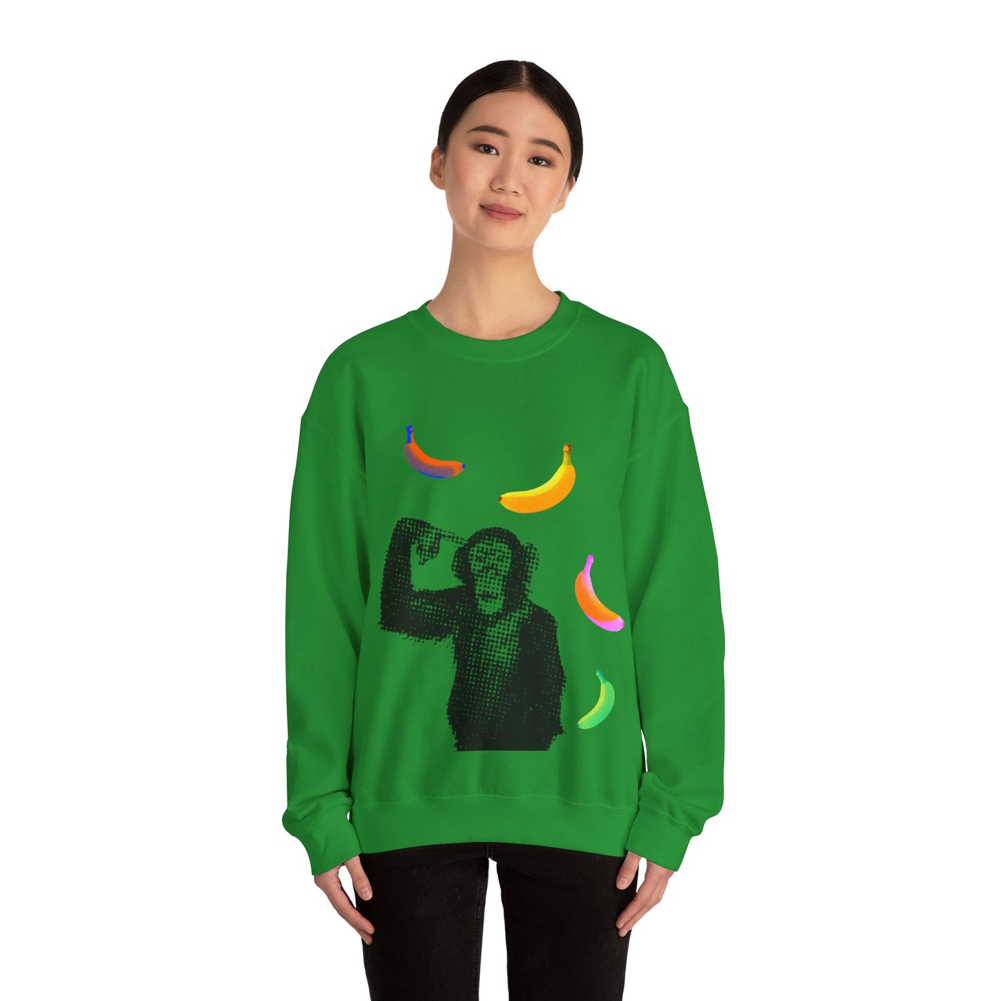 Pop Monkey Unisex Heavy Blend™ Crewneck Sweatshirt