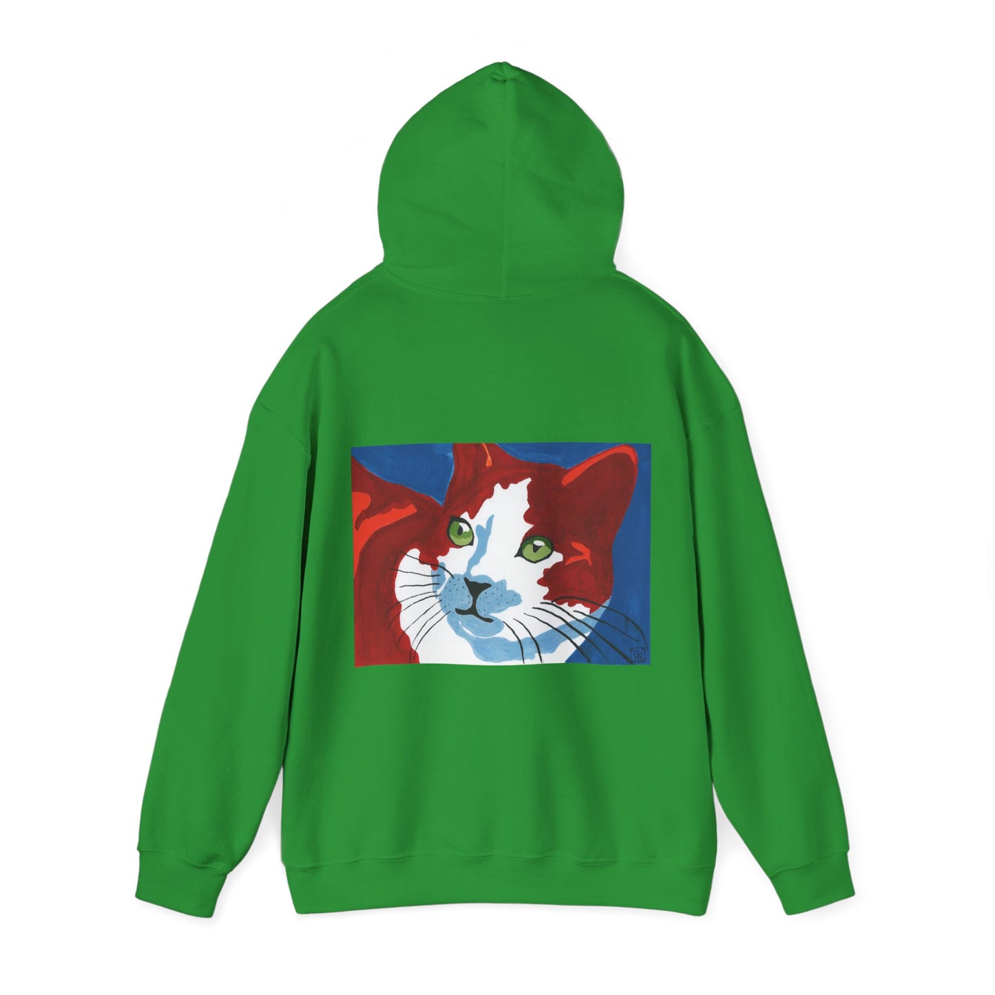 Artistic Cat Hoodie - Unisex Heavy Blend™ Sweatshirt