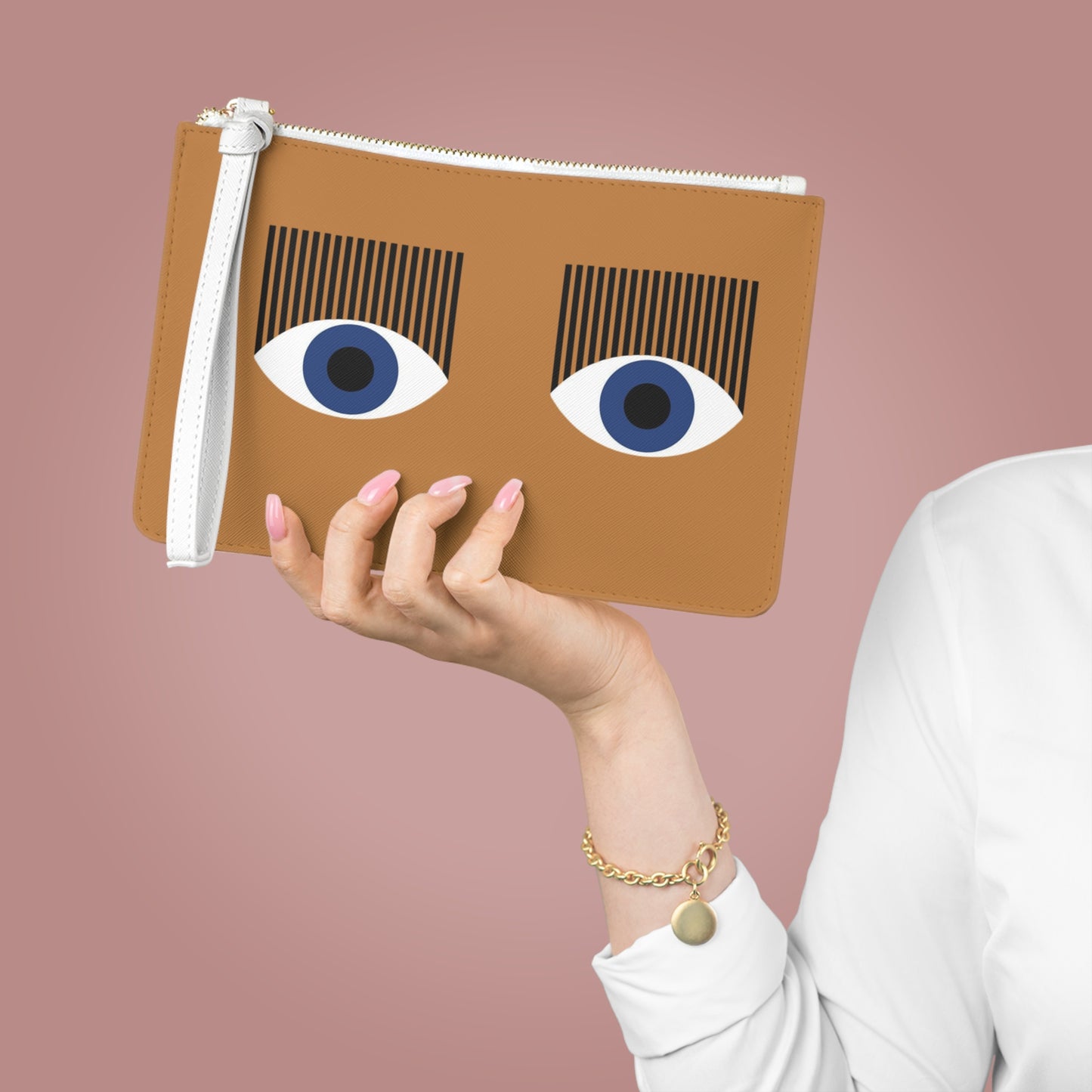 Greek Eye Graphic Clutch Bag - Chic Accessory for Fashion Lovers