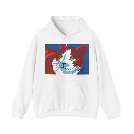 Artistic Cat Hoodie - Unisex Heavy Blend™ Sweatshirt