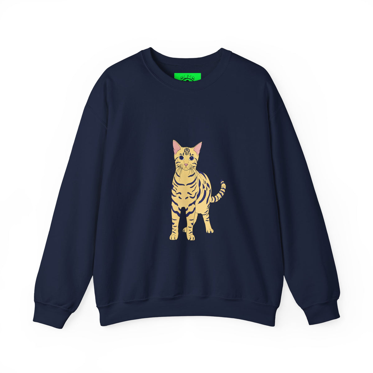 Bengal Cat cartoon Unisex Heavy Blend™ Crewneck Sweatshirt