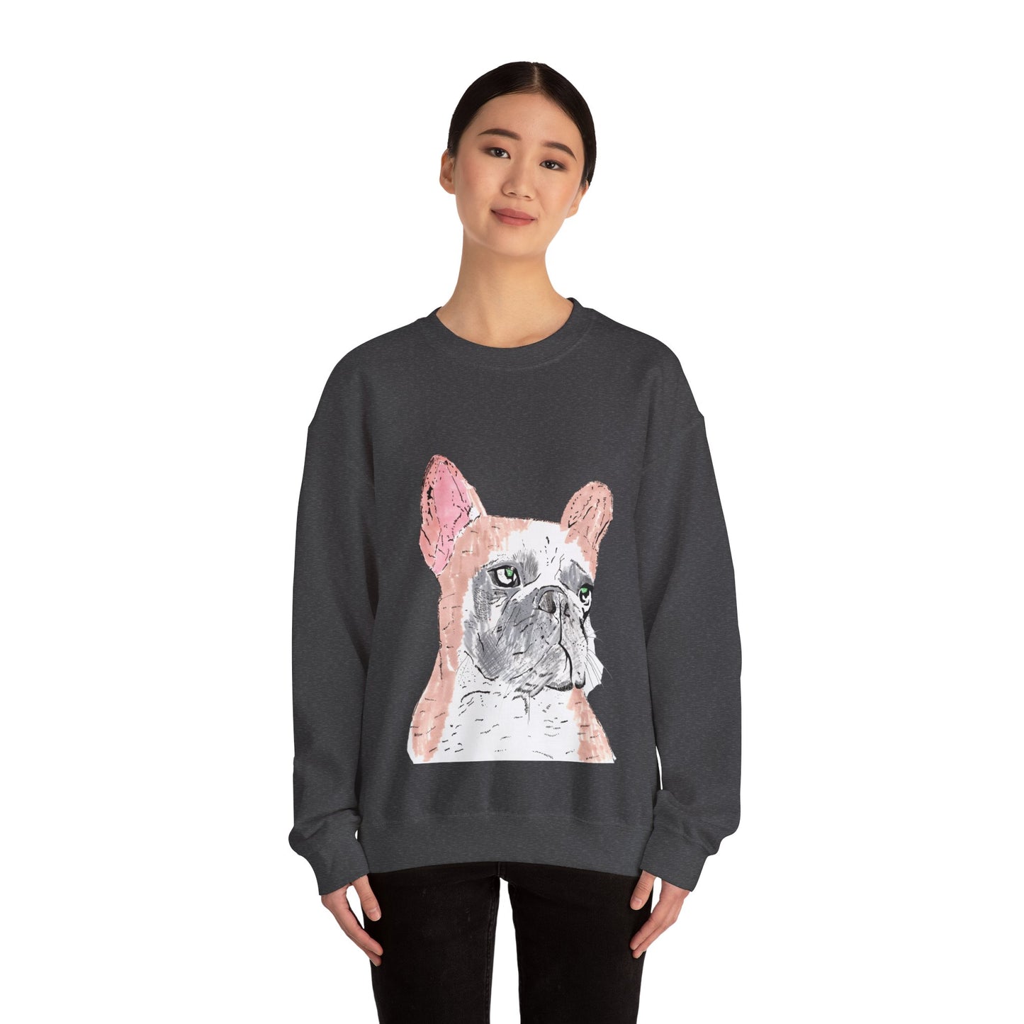 French Bulldog Art Sweatshirt - Cozy Unisex Crewneck for Dog Lovers