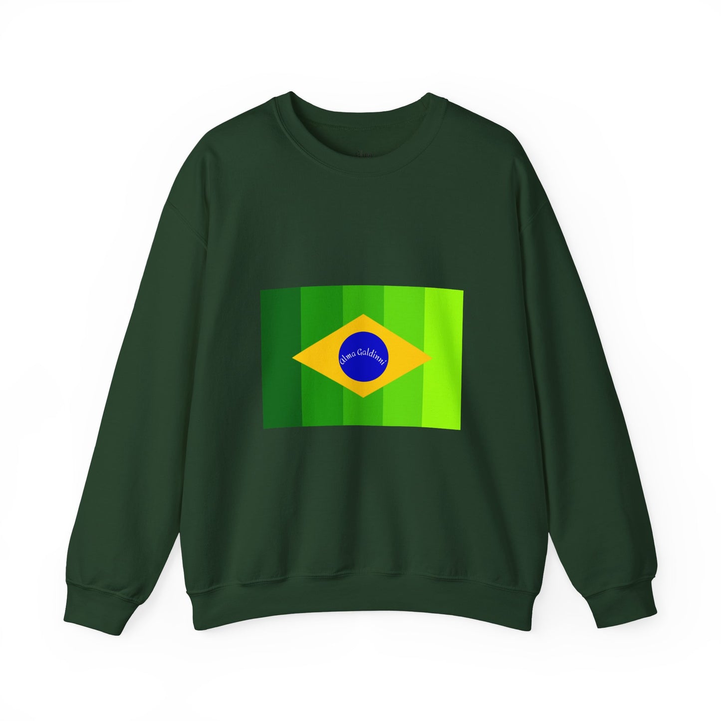 Brazilian flag Unisex Heavy Blend™ Crewneck Sweatshirt