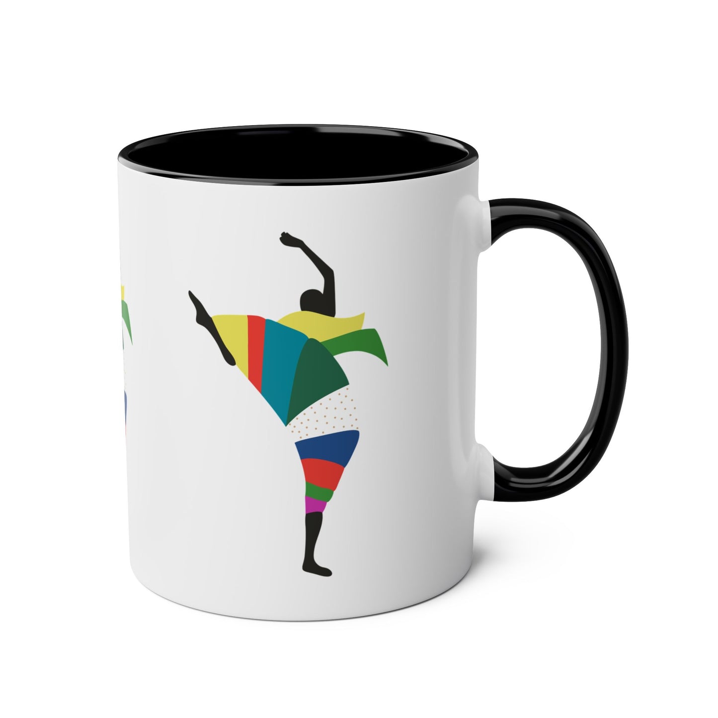 Coffee Mug - Dance is the Orgasm of Life, 11oz Two-Tone Mug