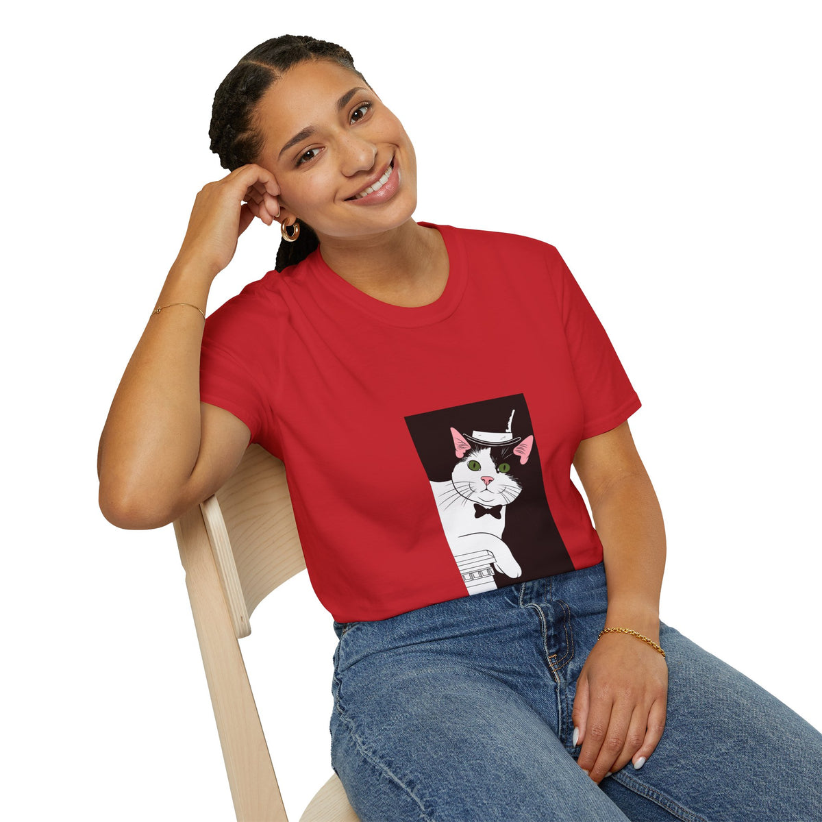 Mister Cat Unisex Softstyle T-Shirt