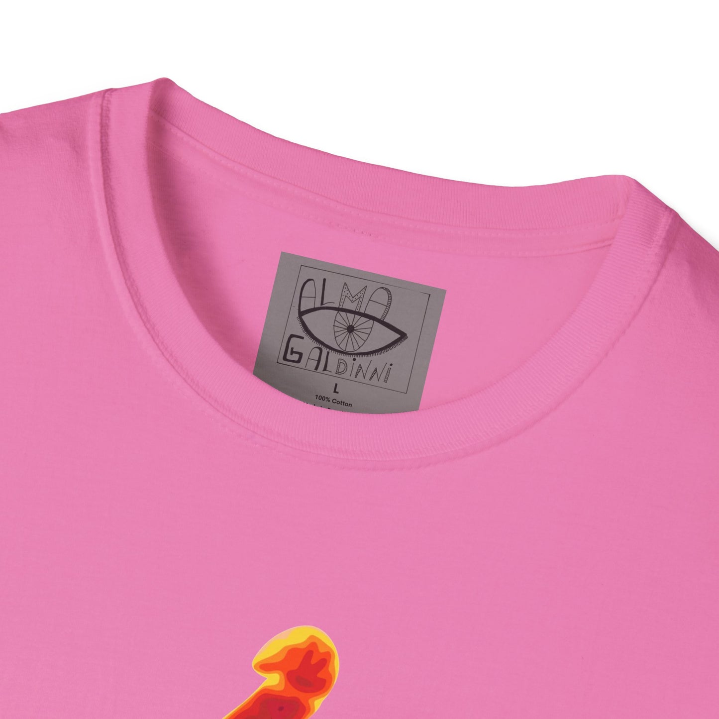 Bright Ginger Cat Unisex Softstyle T-Shirt