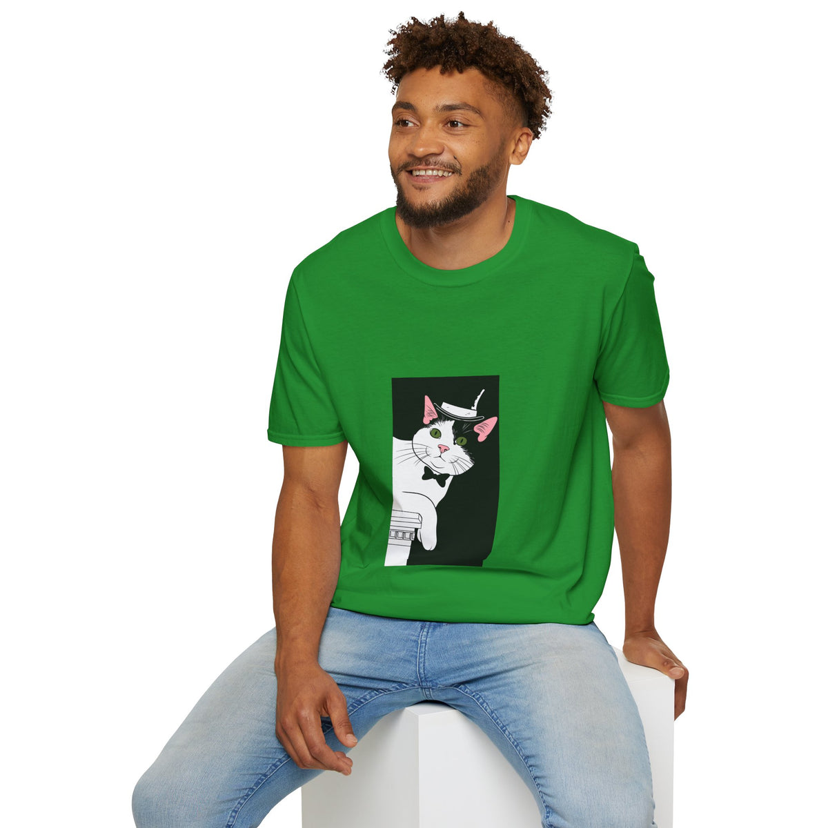 Mister Cat Unisex Softstyle T-Shirt
