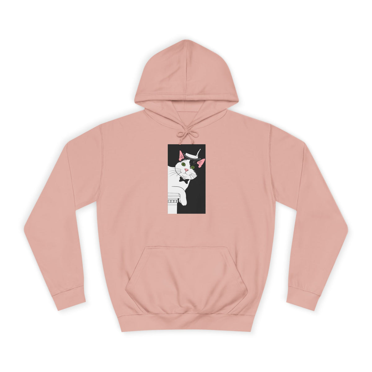 Mister Cat Unisex College Hoodie