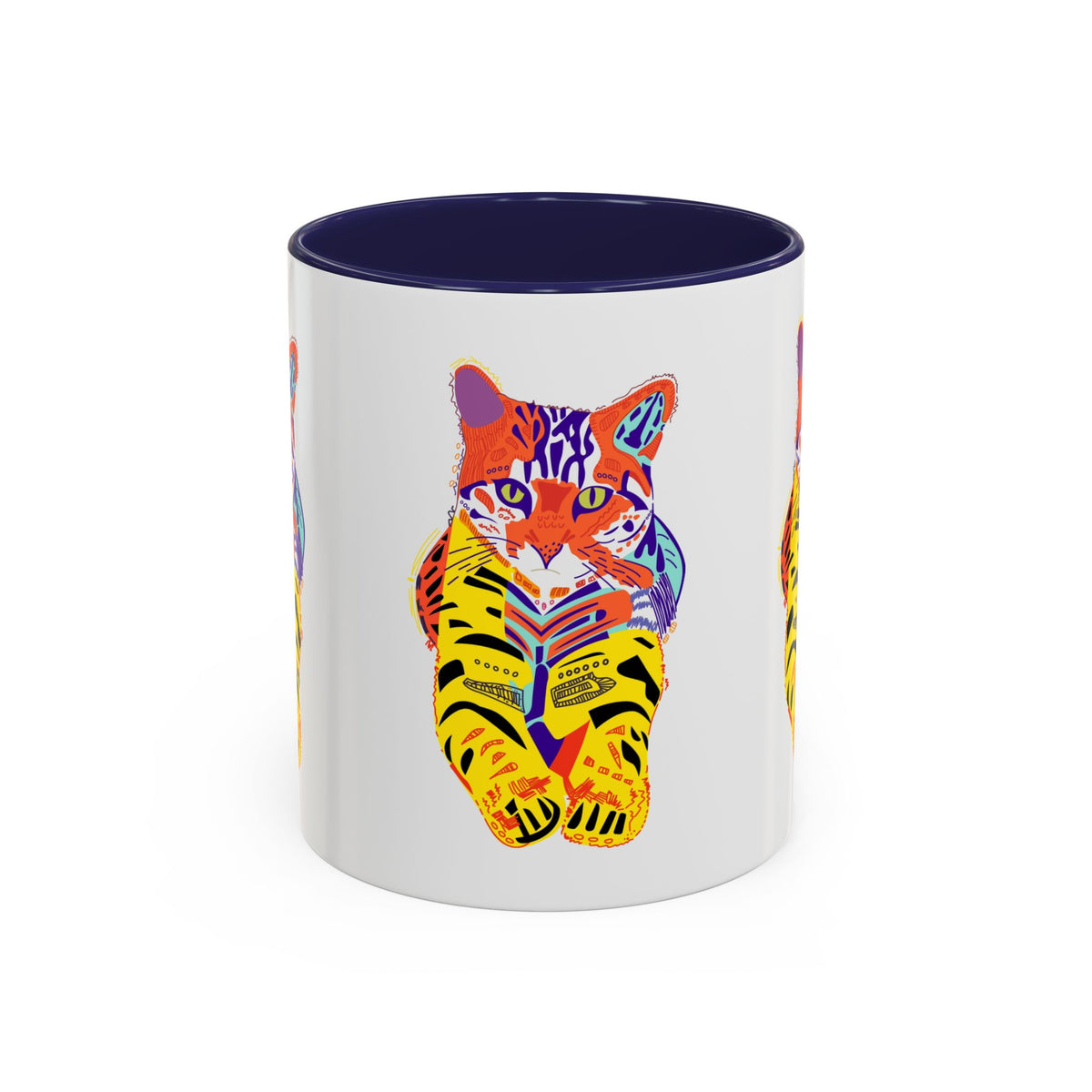 Tiger Cat Accent Coffee Mug (11, 15oz)