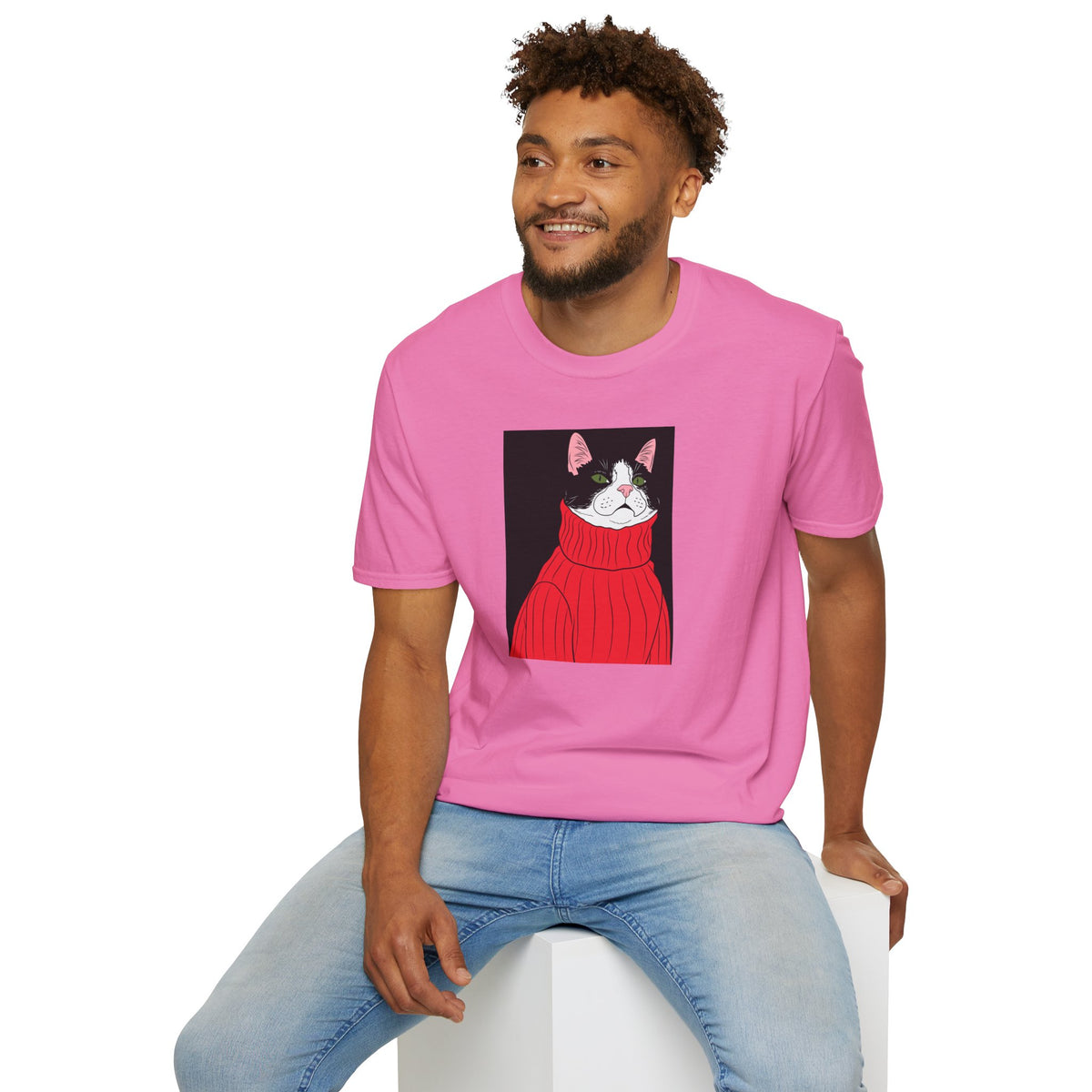 Lazy Cat Unisex Softstyle T-Shirt