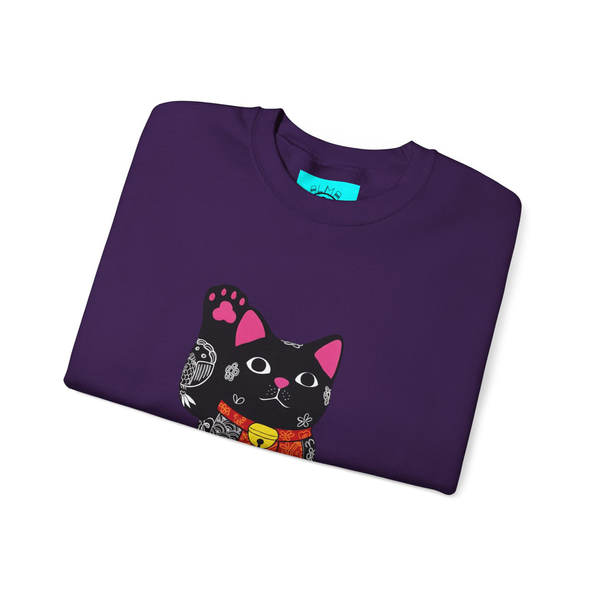 Good luck cat Unisex Heavy Blend™ Crewneck Sweatshirt