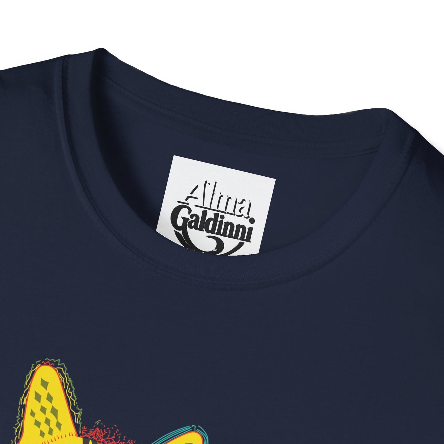 Yellow Cat Unisex Softstyle T-Shirt