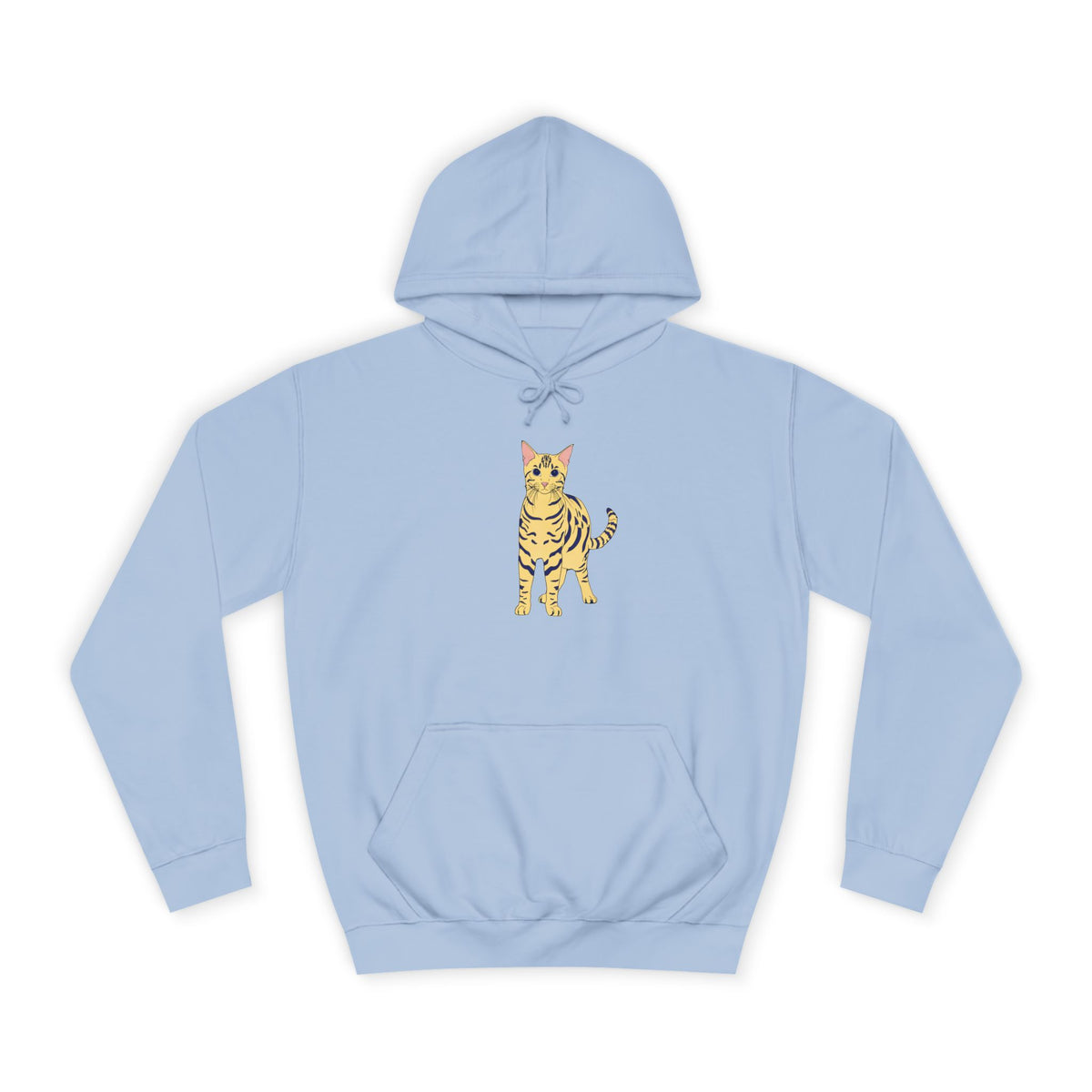 Benjamin The Cat Unisex College Hoodie