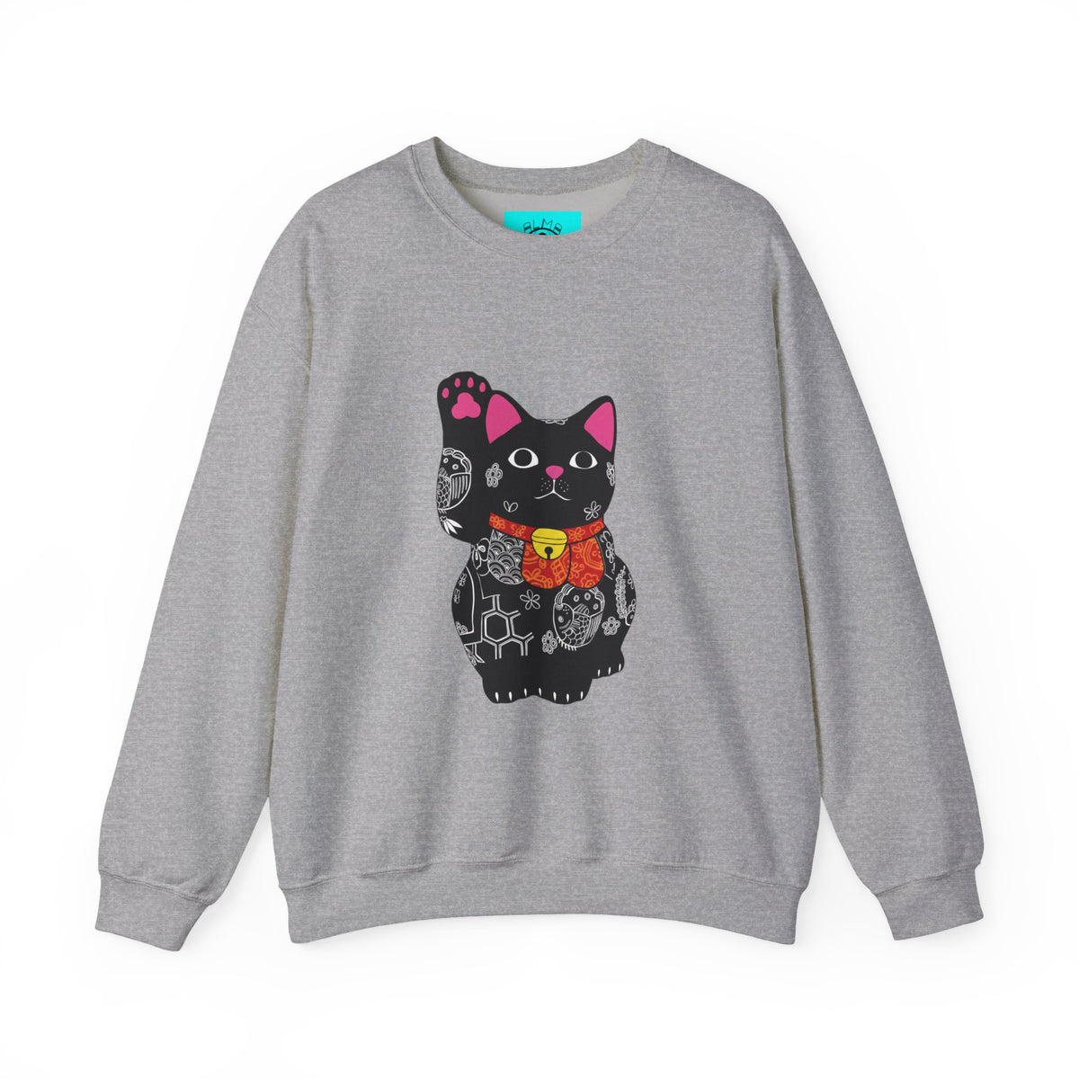 Good luck cat Unisex Heavy Blend™ Crewneck Sweatshirt