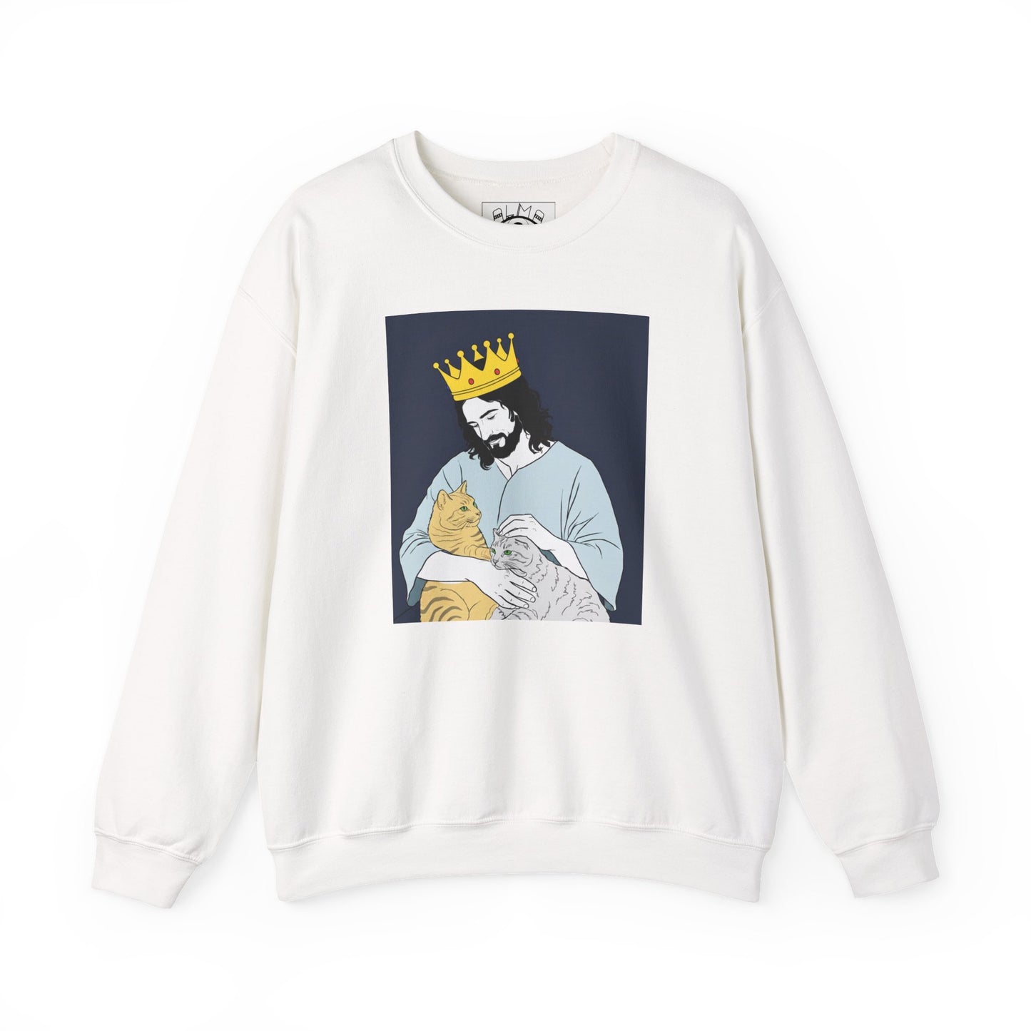 Jeus and cat Unisex Heavy Blend™ Crewneck Sweatshirt