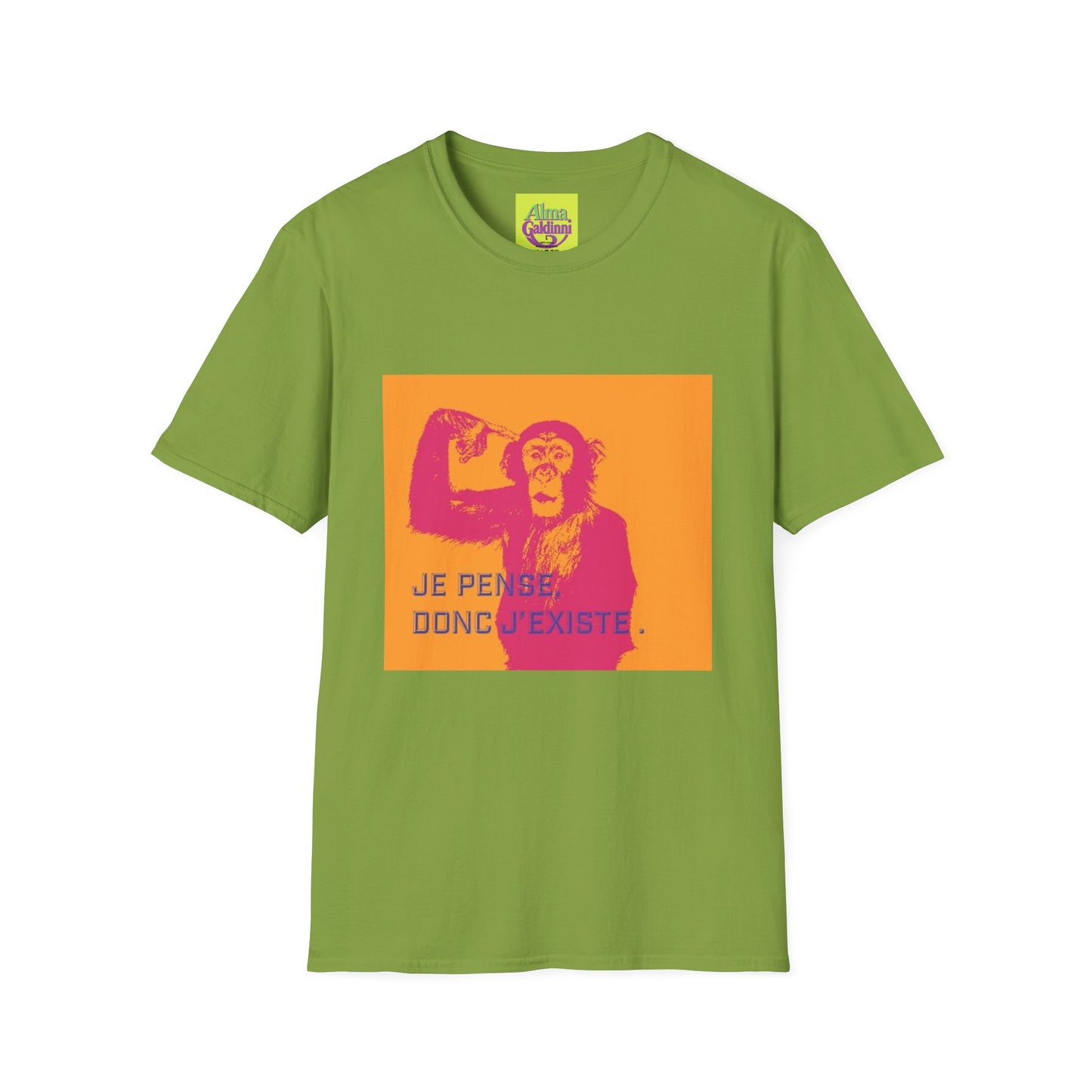 Philosophical Monkey Unisex Softstyle T-Shirt