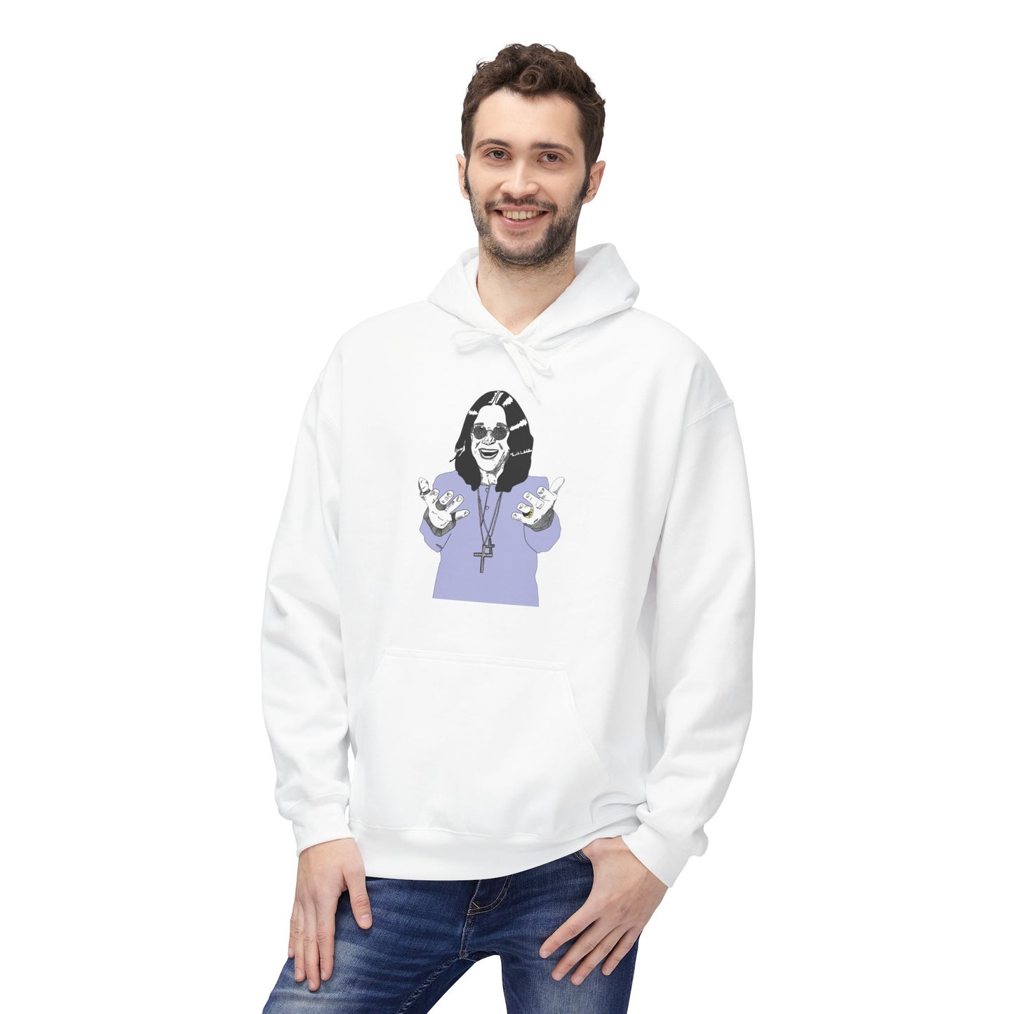 Rock Icons Unisex Midweight Softstyle Fleece Hoodie